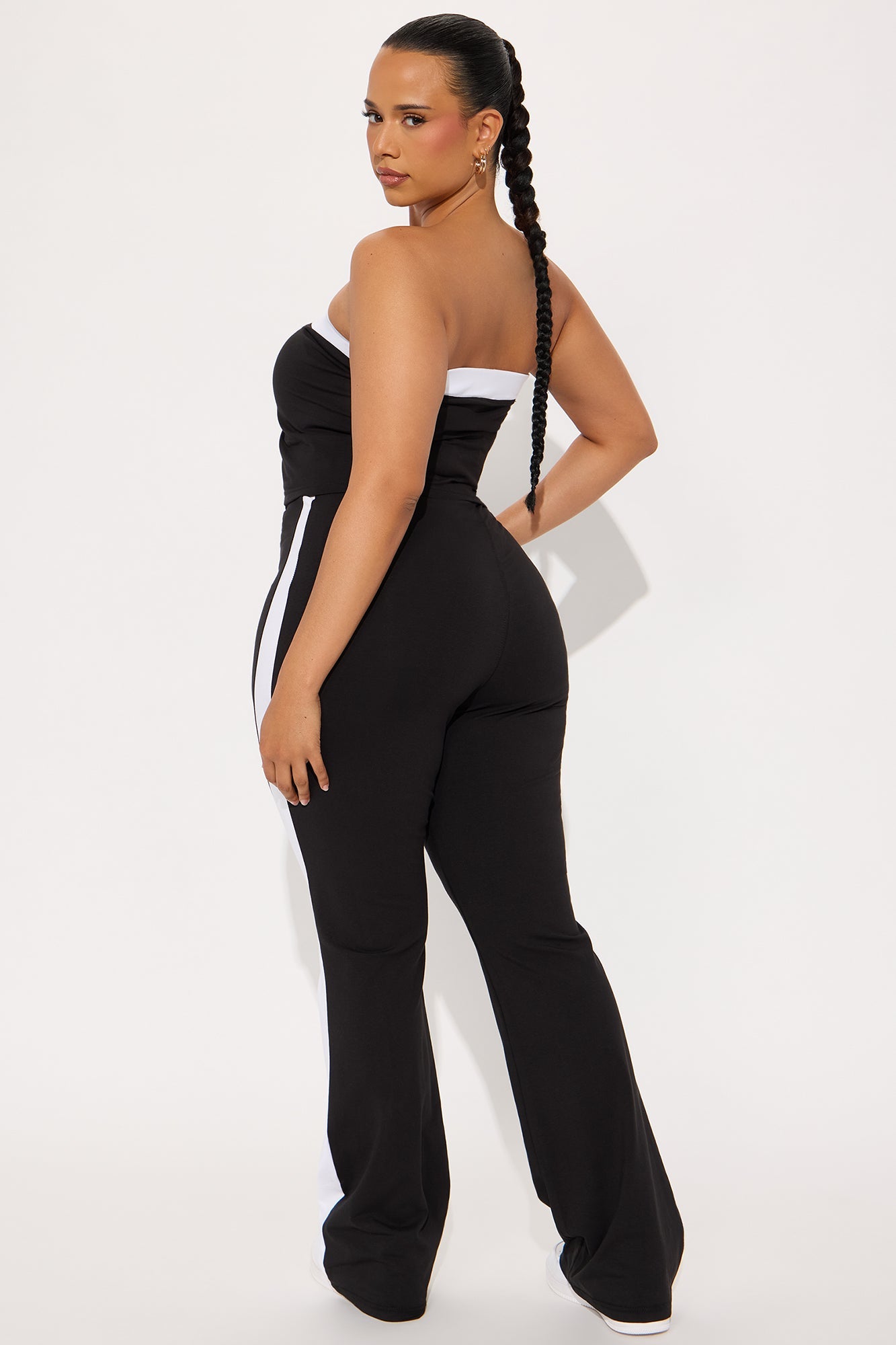 On The Move Pant Set - Black/White
