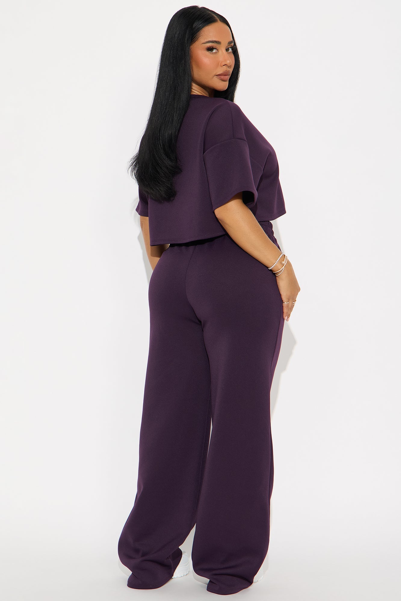 Weekend Flow Scuba Pant Set - Purple