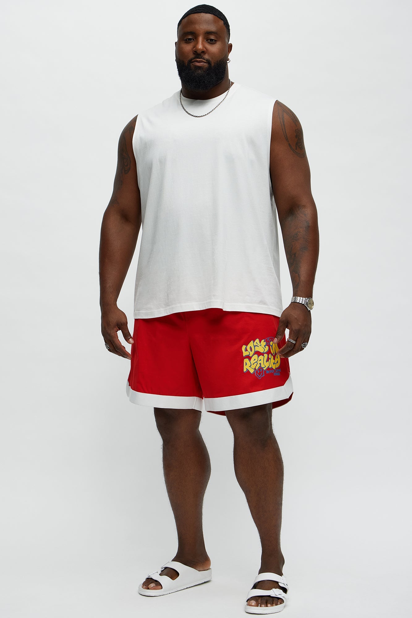 Agile Taping Swim Classic Trunk - Red