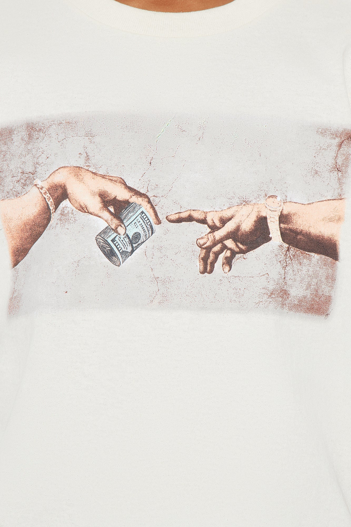 Mini Creation Of Hustle Short Sleeve Tee - Sand