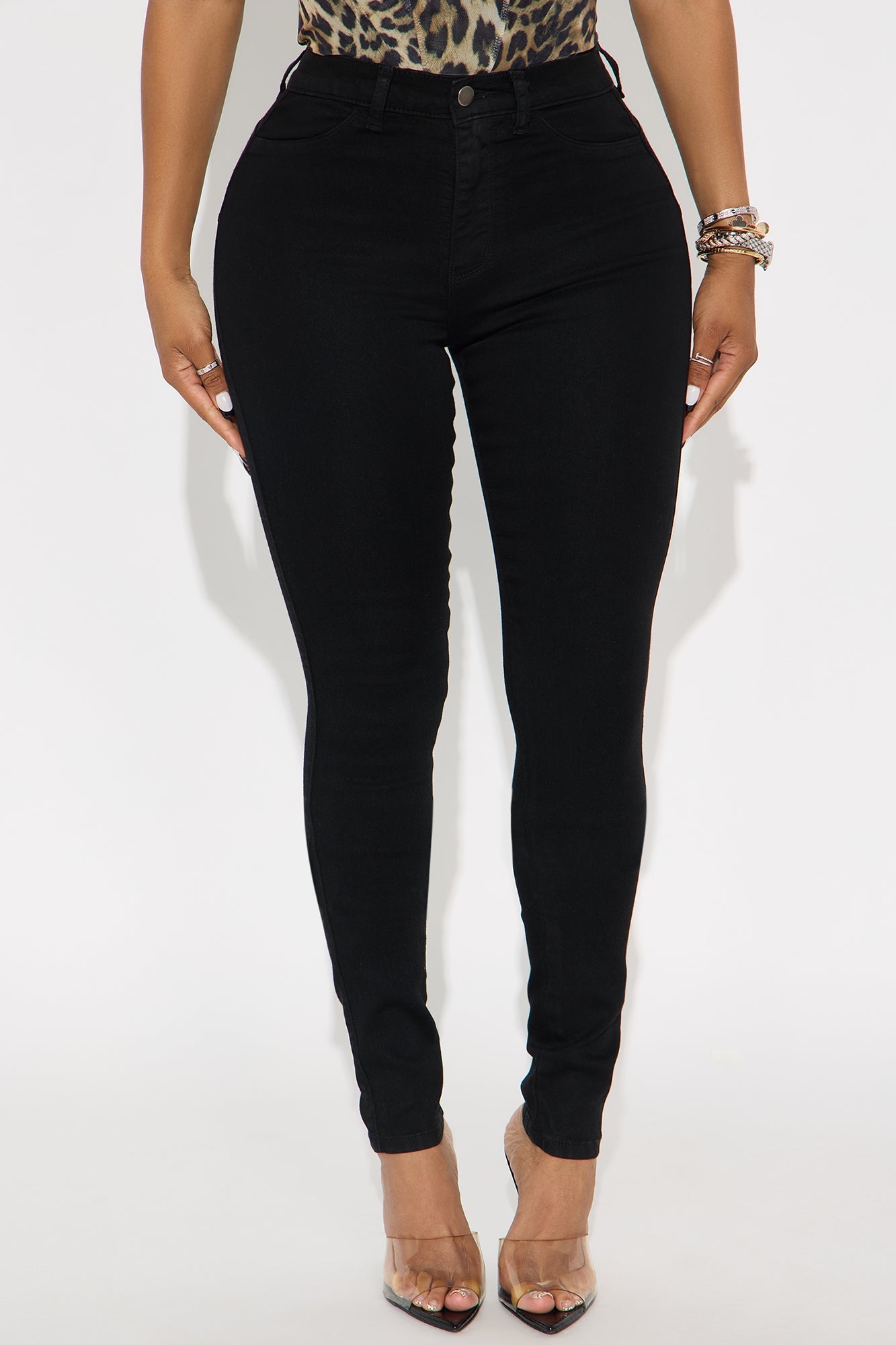 Tall Classic Beauty Booty Lifter Skinny Jeans - Black