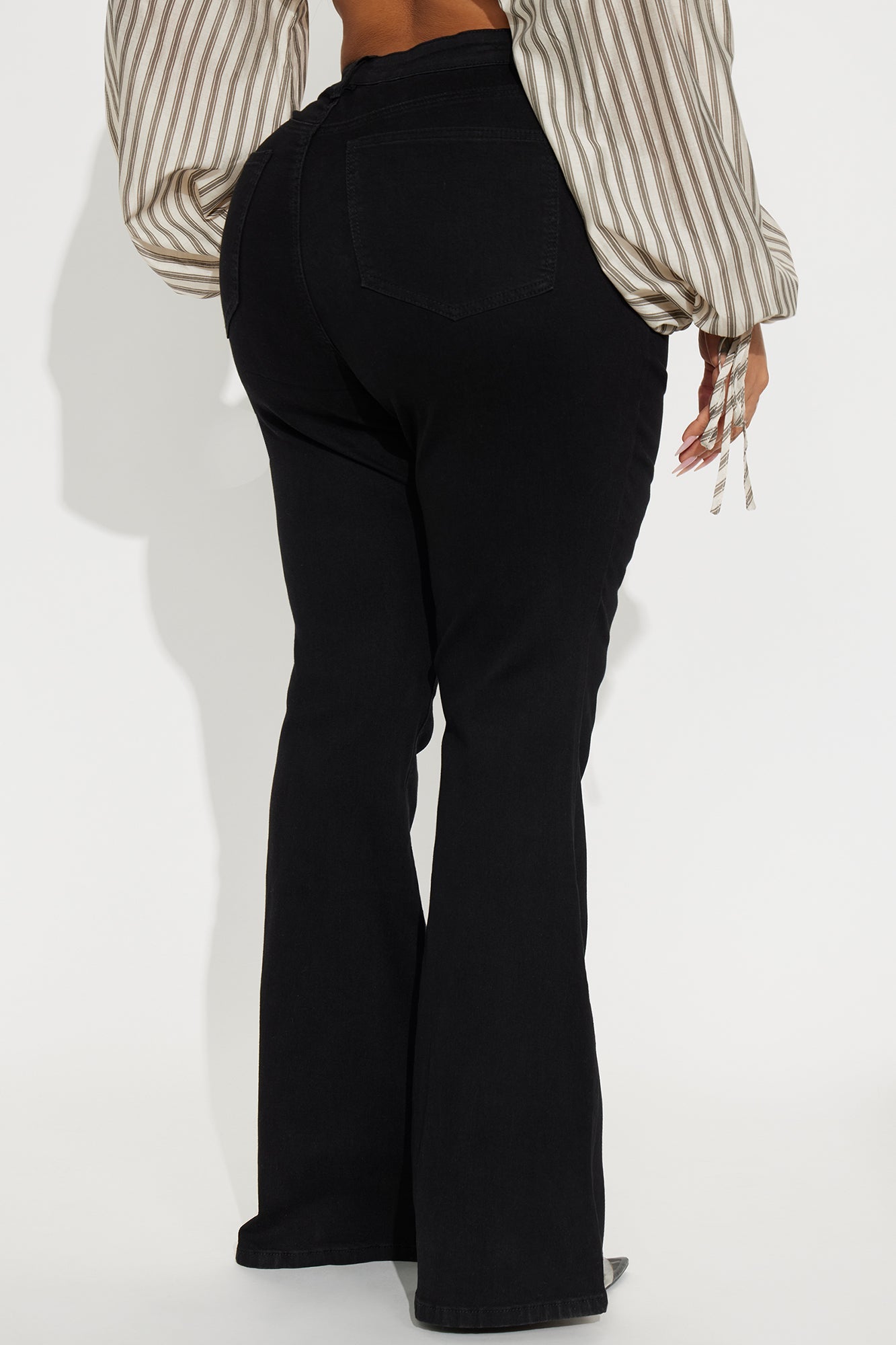 Everyday Low Rise Flare Denim Jeans - Black