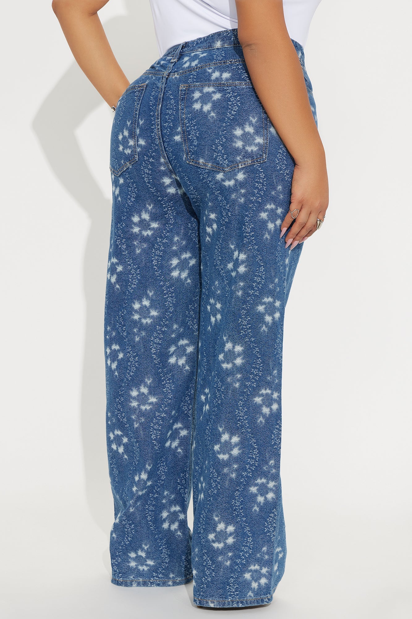 Kaleidoscope Dreams Straight Leg Jeans - Medium Wash