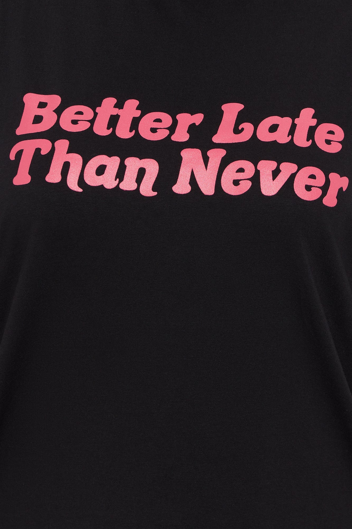 Better Late Than Never Short Set - Black/combo