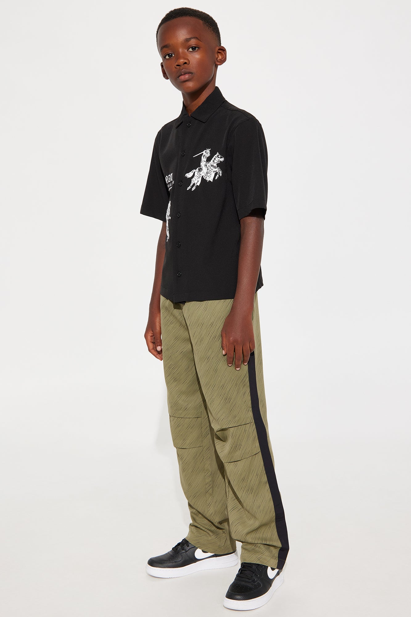 Mini Alleviate Straight Pants - Green