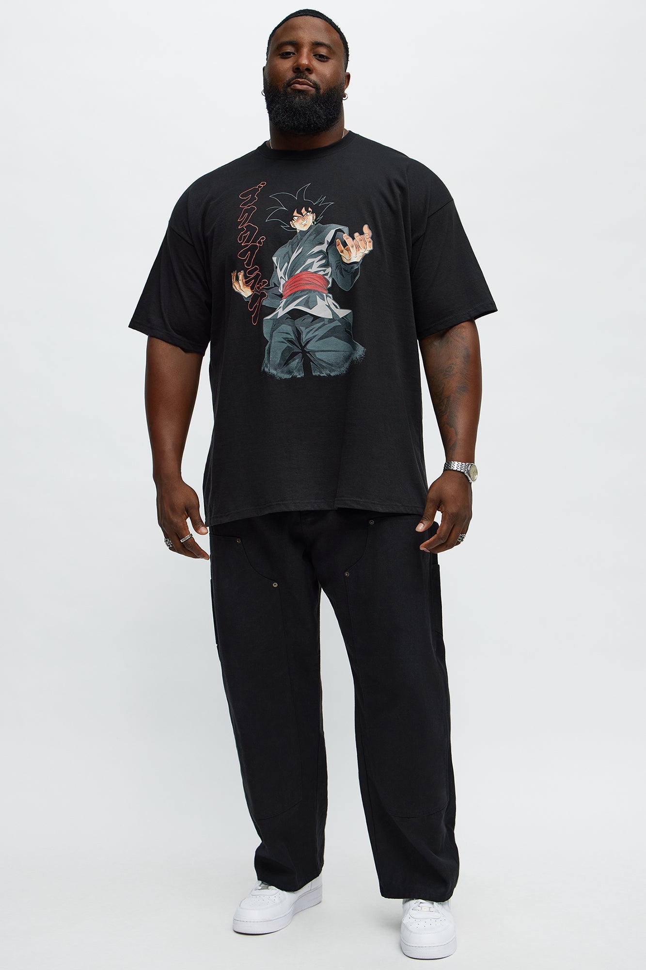 Dragon Ball Super Black Short Sleeve Tee - Black