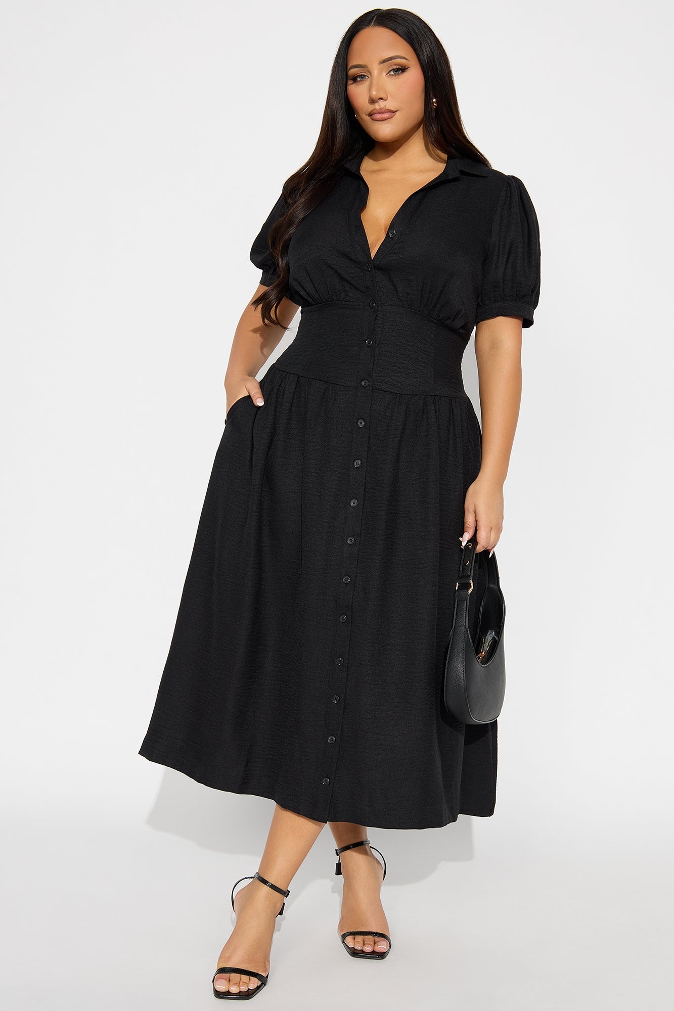 Tamara Airflow Maxi Dress - Black