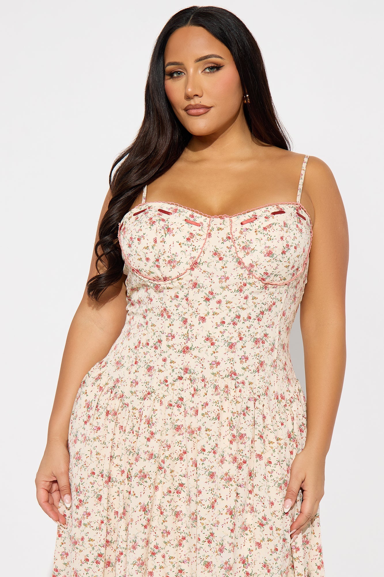 Tabitha Floral Midi Dress - Multi Color