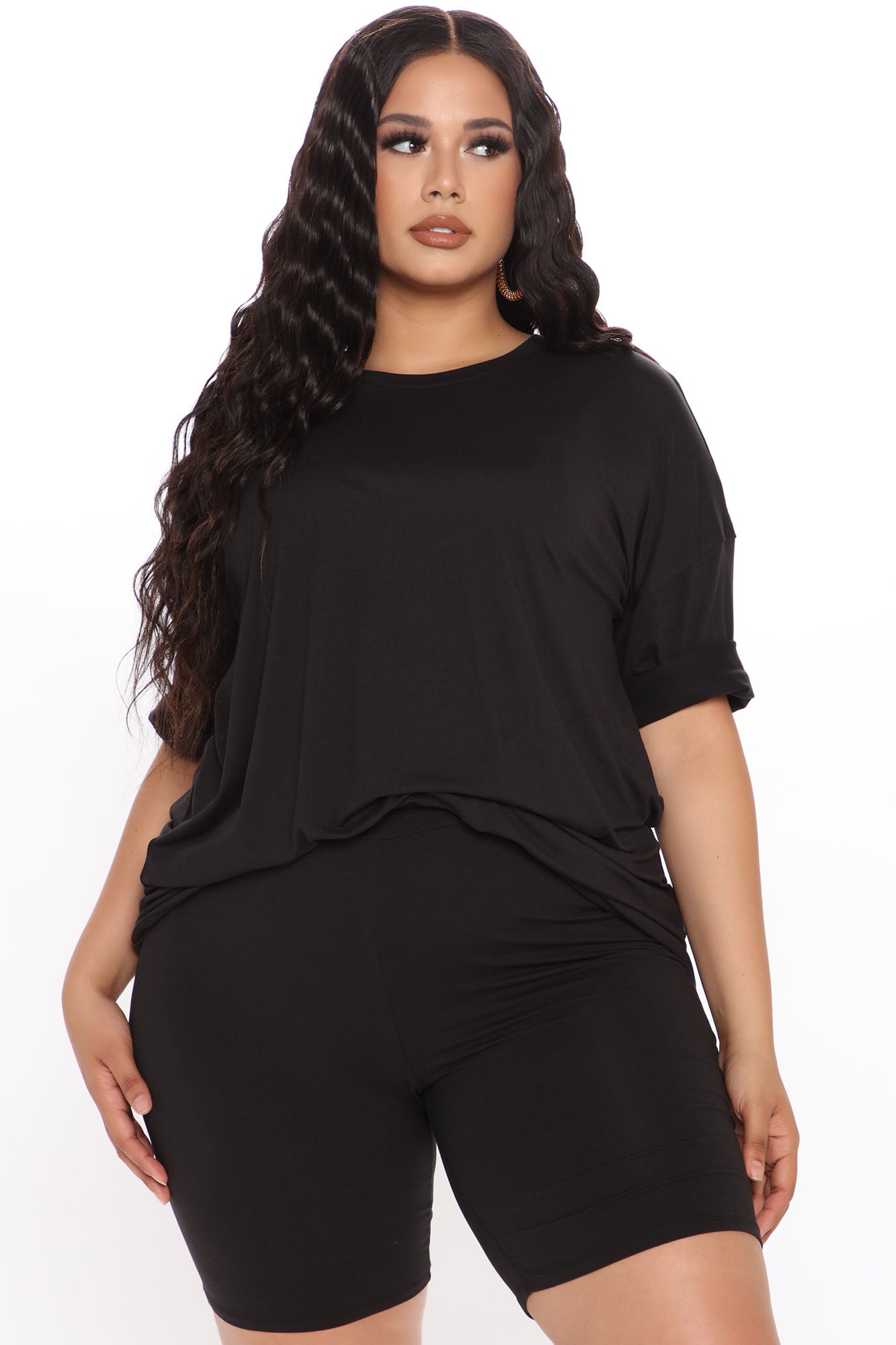 Weekend Vibes Short Set - Black