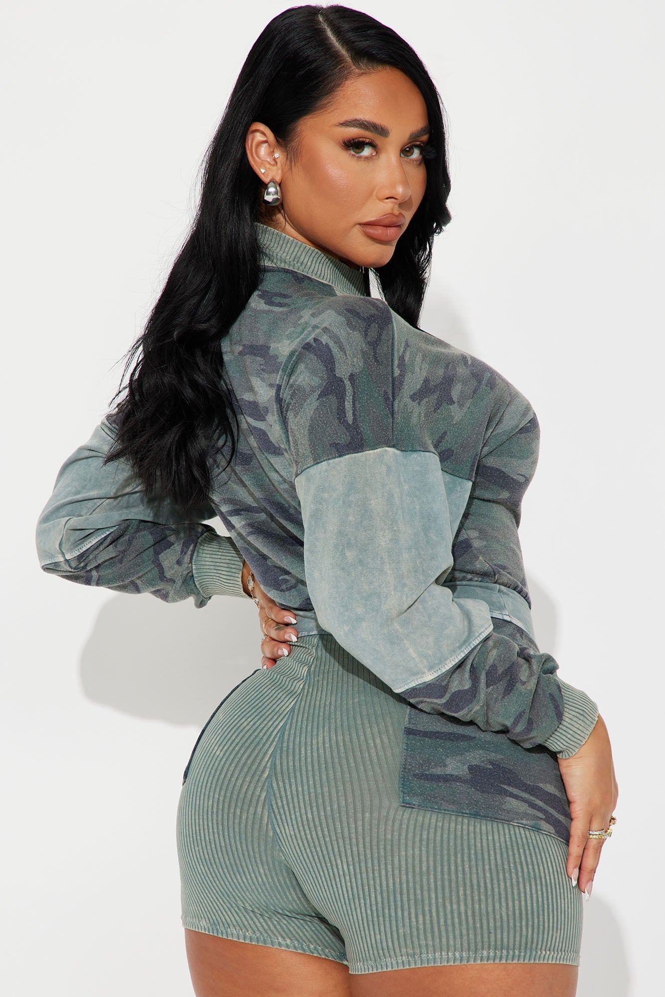 Off Duty Romper - Camouflage