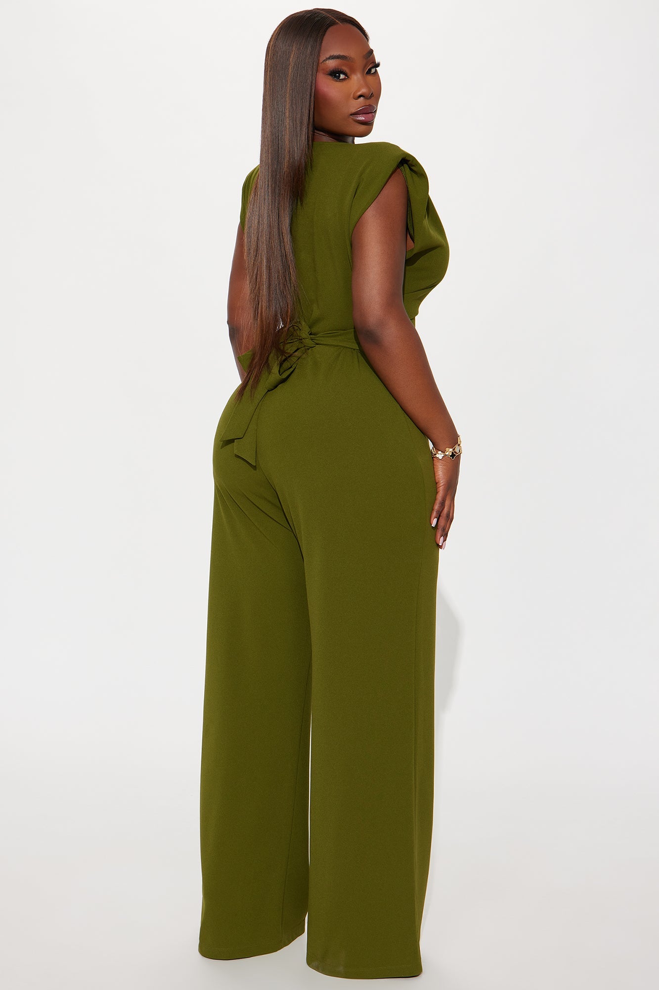 On Point Jumpsuit - Olive