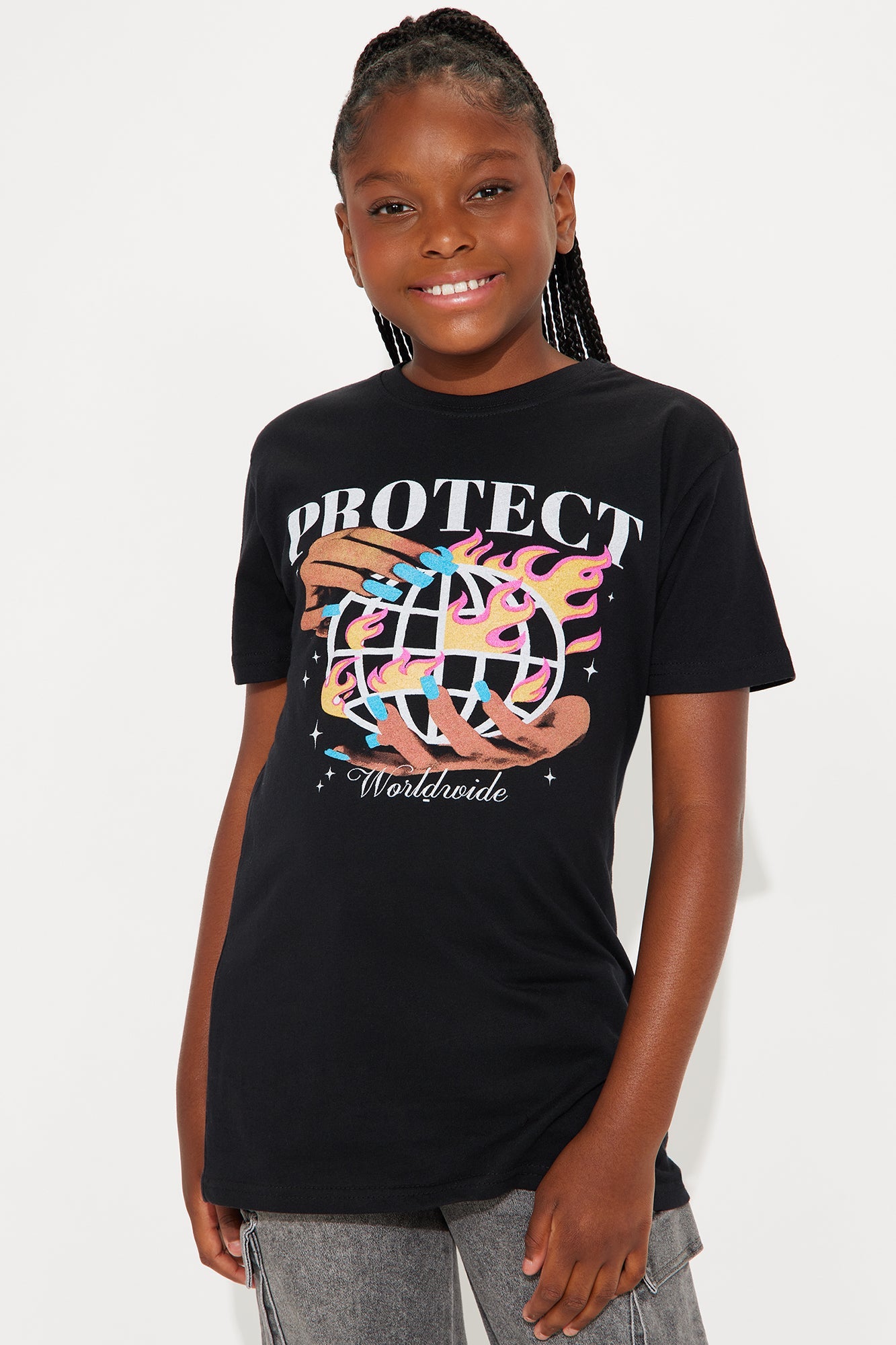 Mini Protect Worldwide Short Sleeve Tee - Black