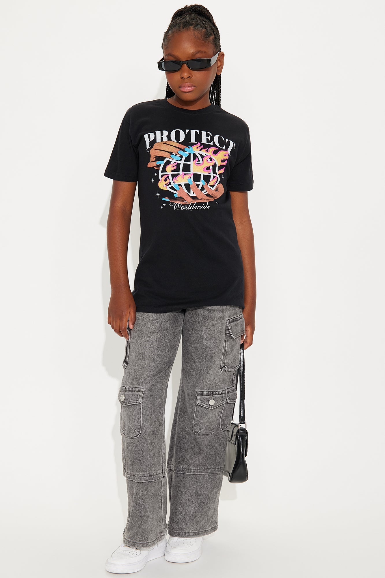 Mini Protect Worldwide Short Sleeve Tee - Black