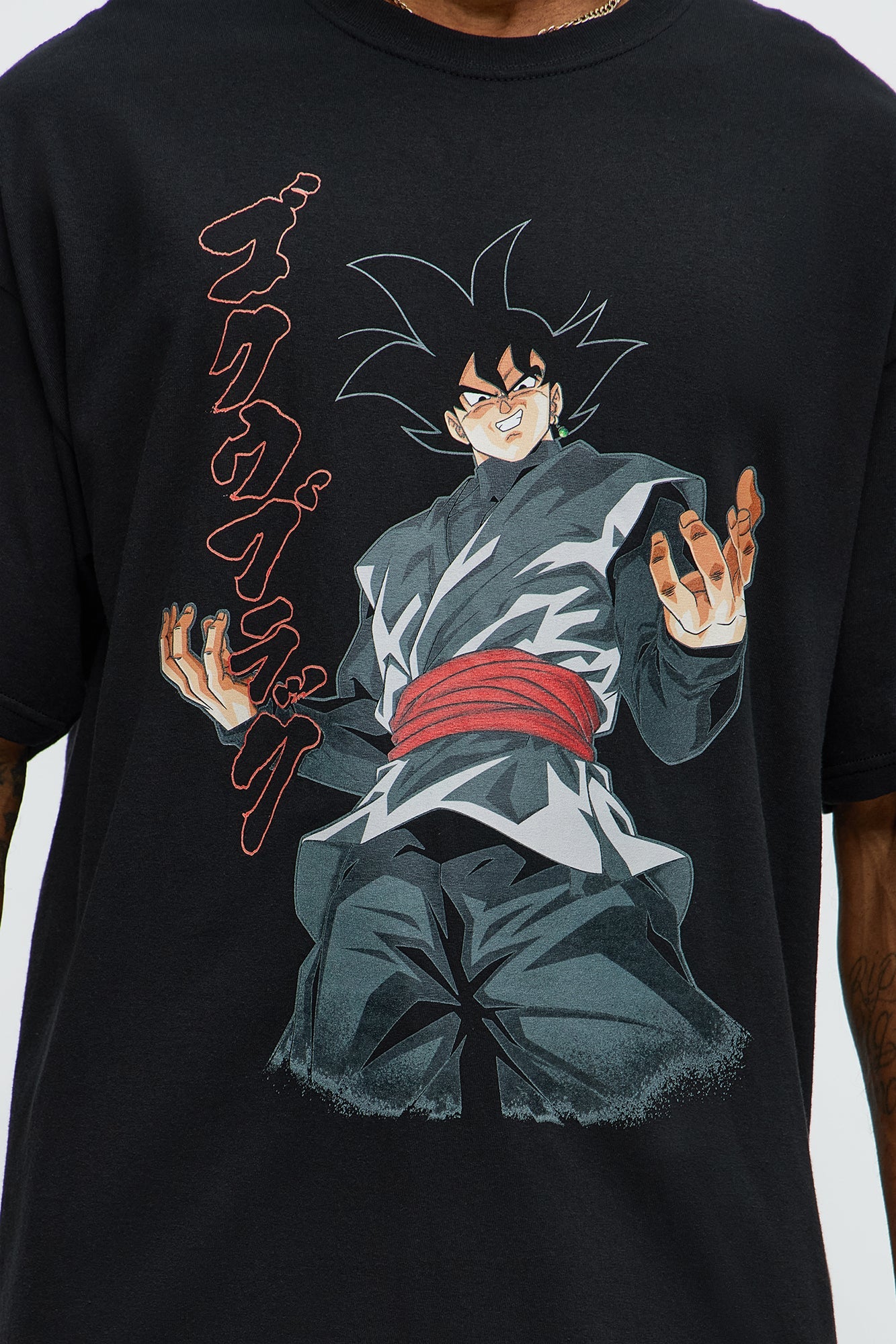 Dragon Ball Super Black Short Sleeve Tee - Black