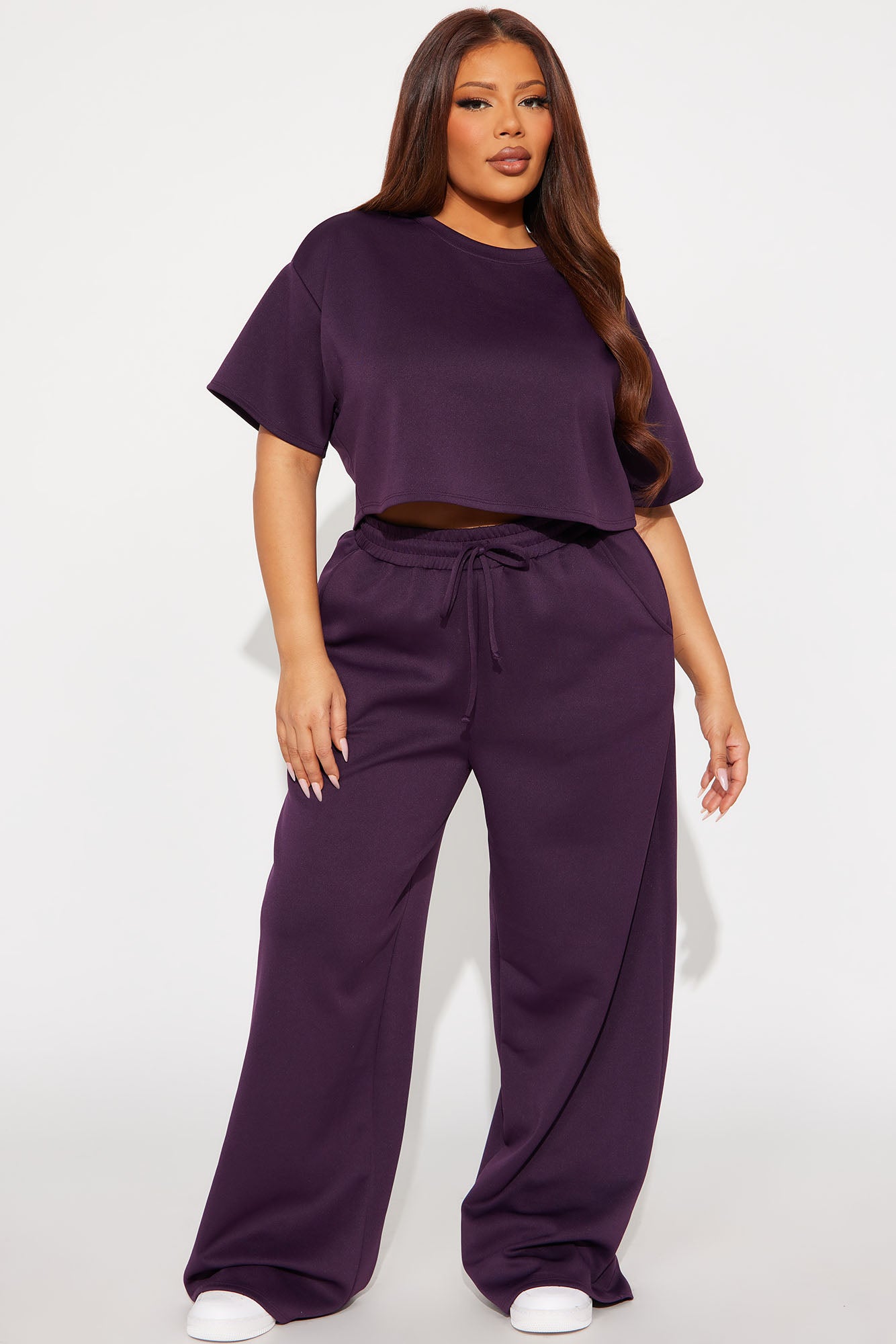 Weekend Flow Scuba Pant Set - Purple
