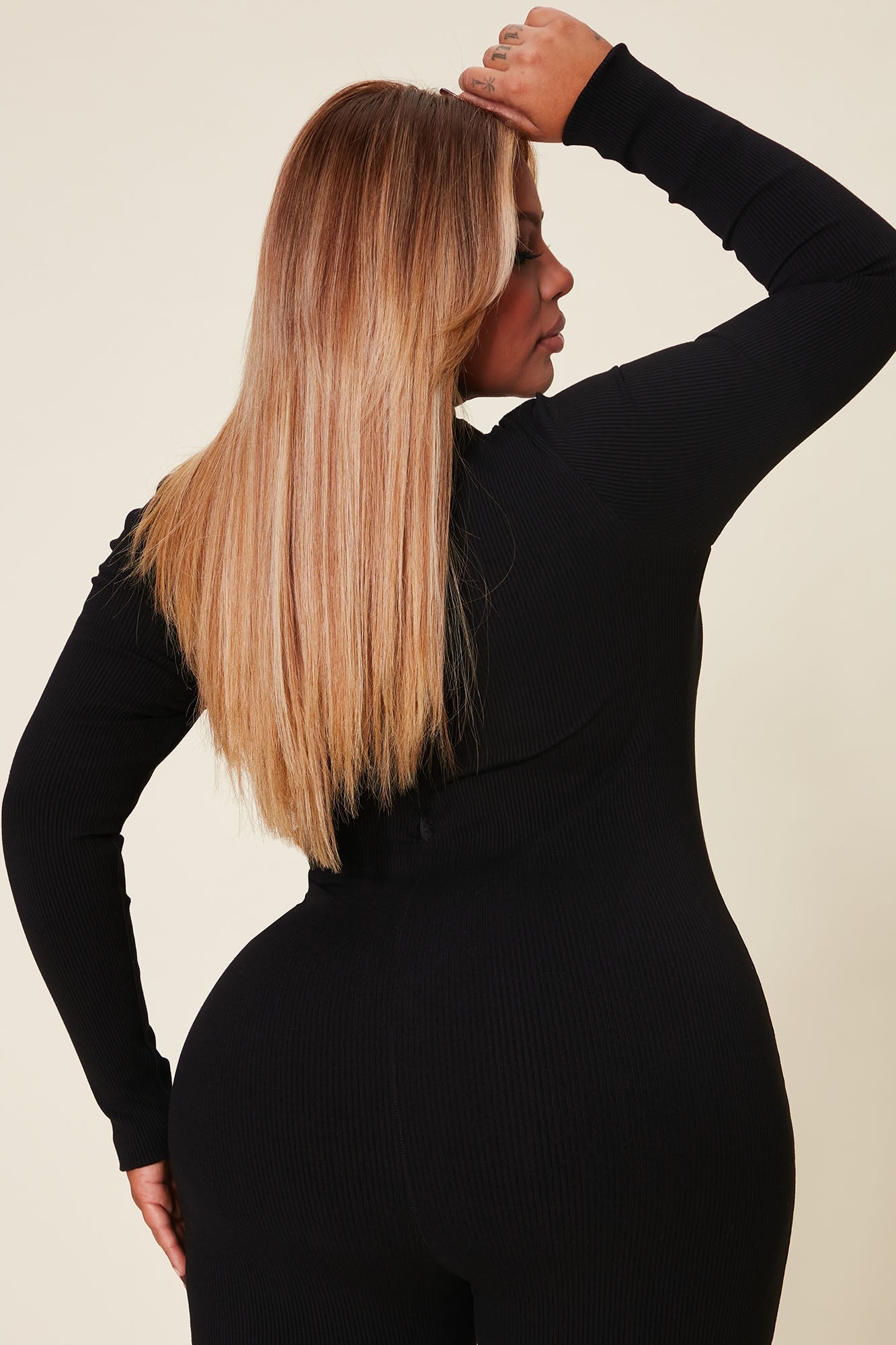 Maribel Snatched Jumpsuit - Black