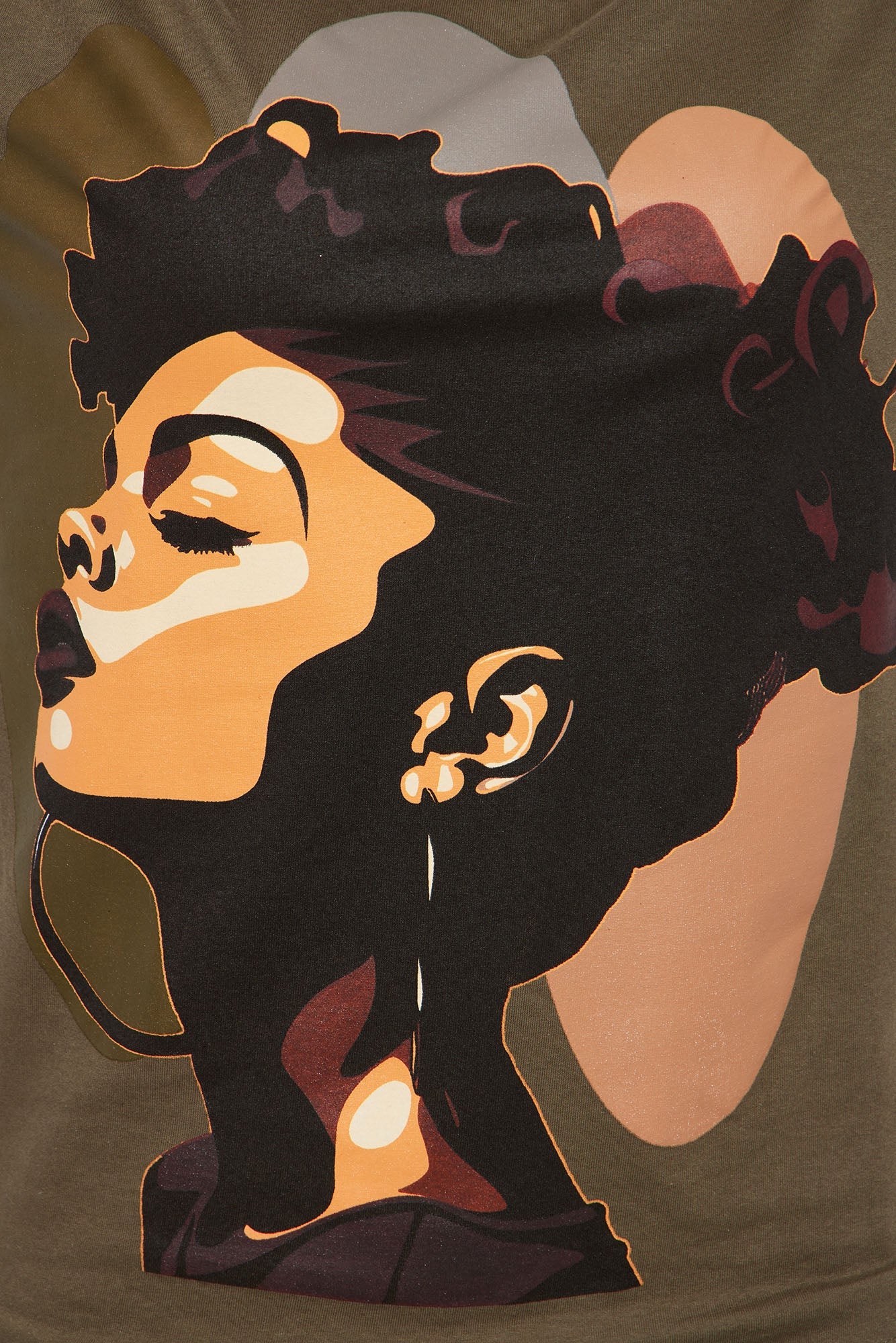 Beautiful Woman Tee - Dark Olive