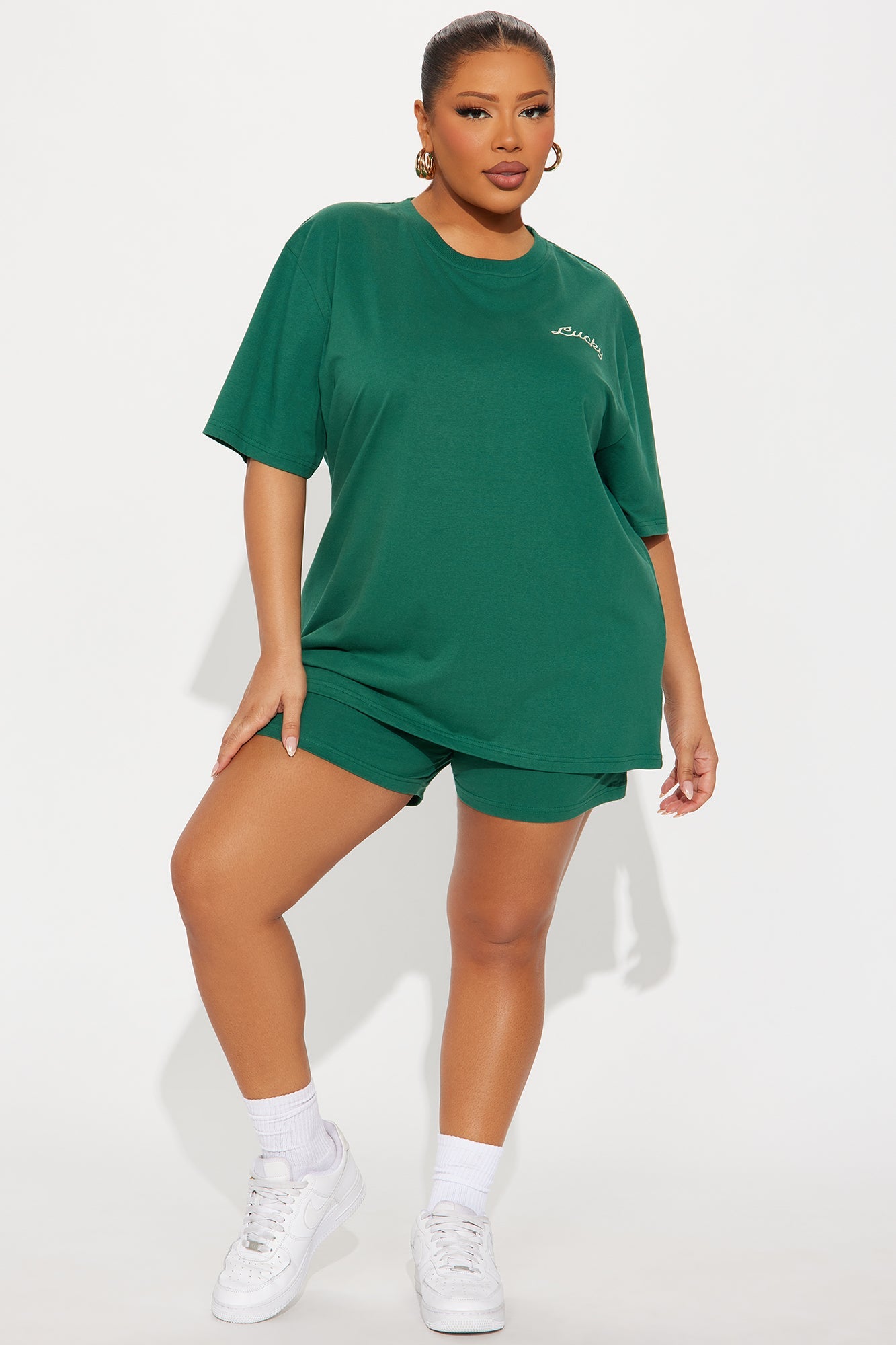 Feeling Lucky Short Set - Hunter
