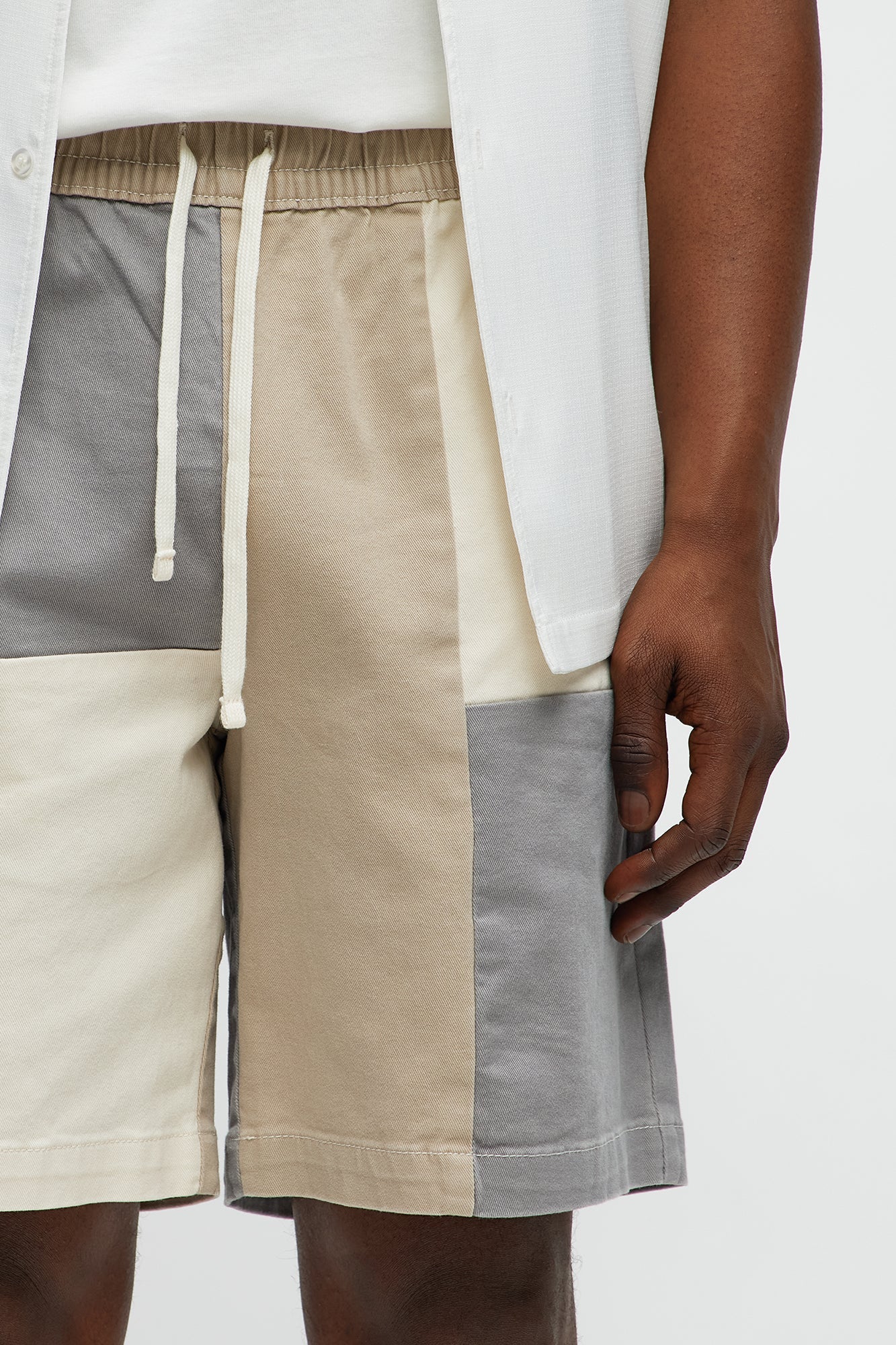 Blocked Again Shorts - Grey/combo