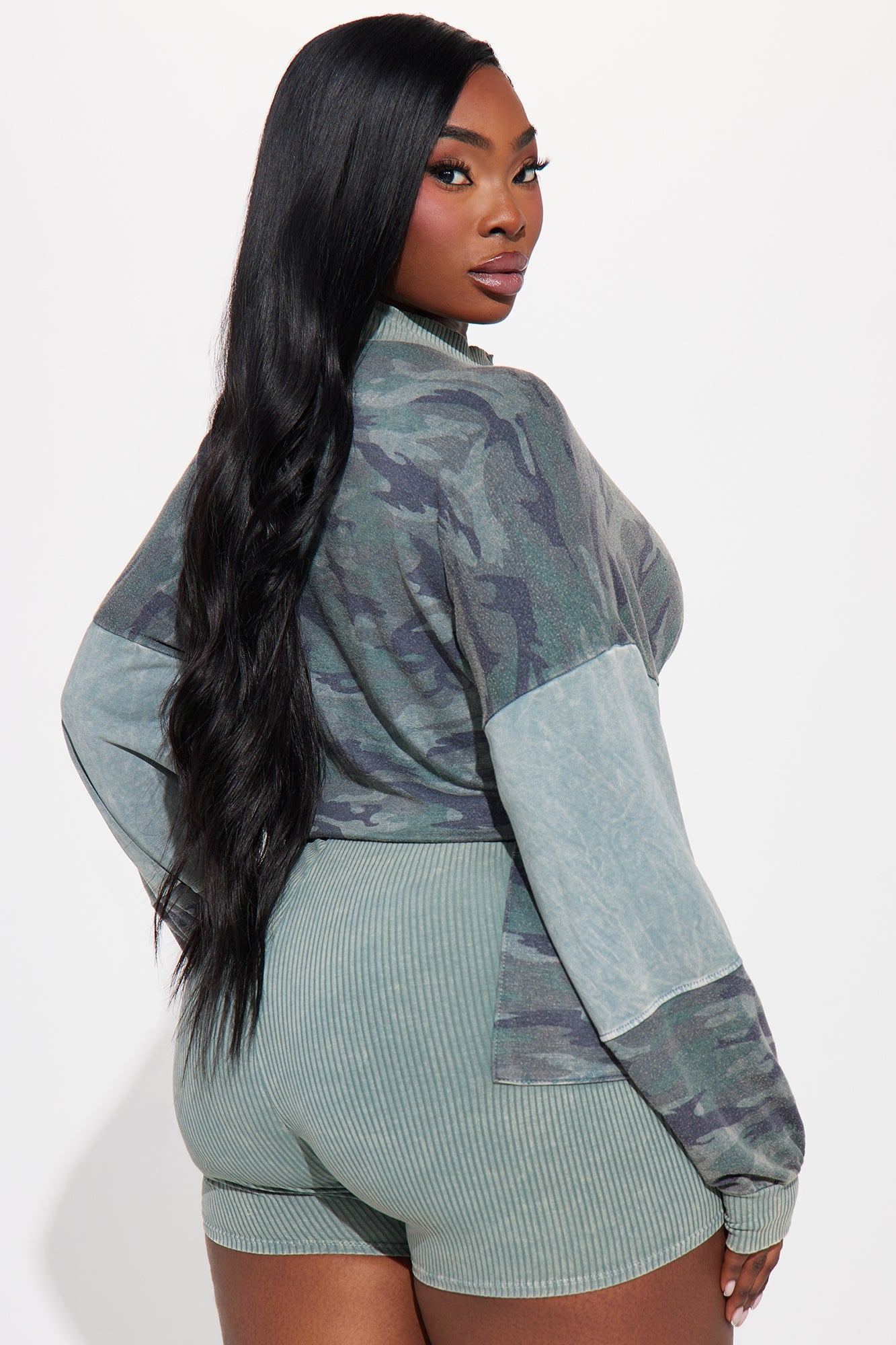 Off Duty Romper - Camouflage