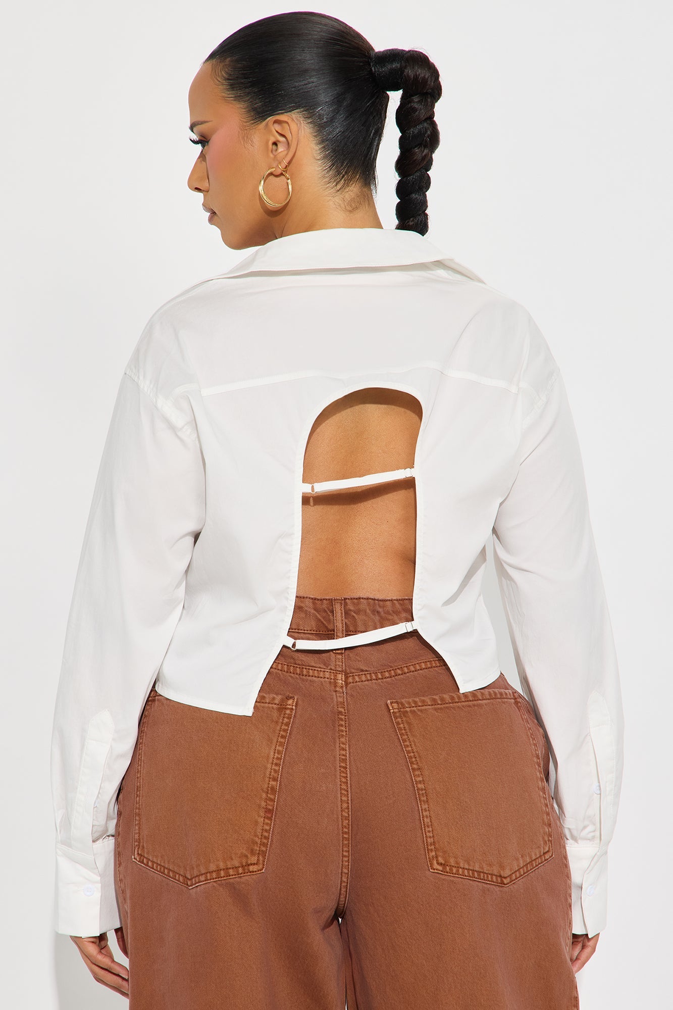 Not The Same Poplin Shirt - White