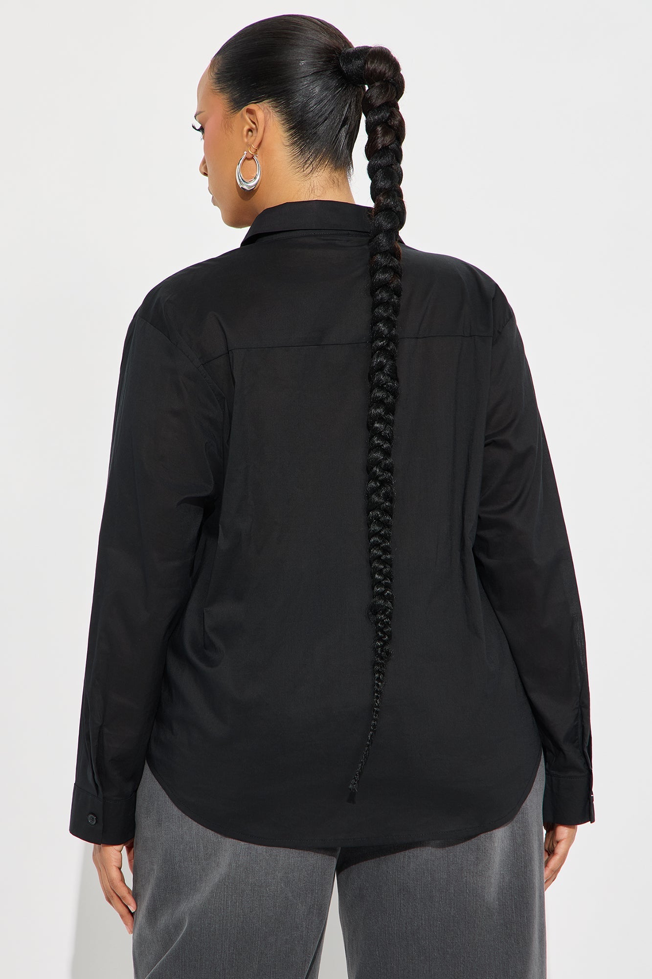 Simplicity Button Up Shirt - Black