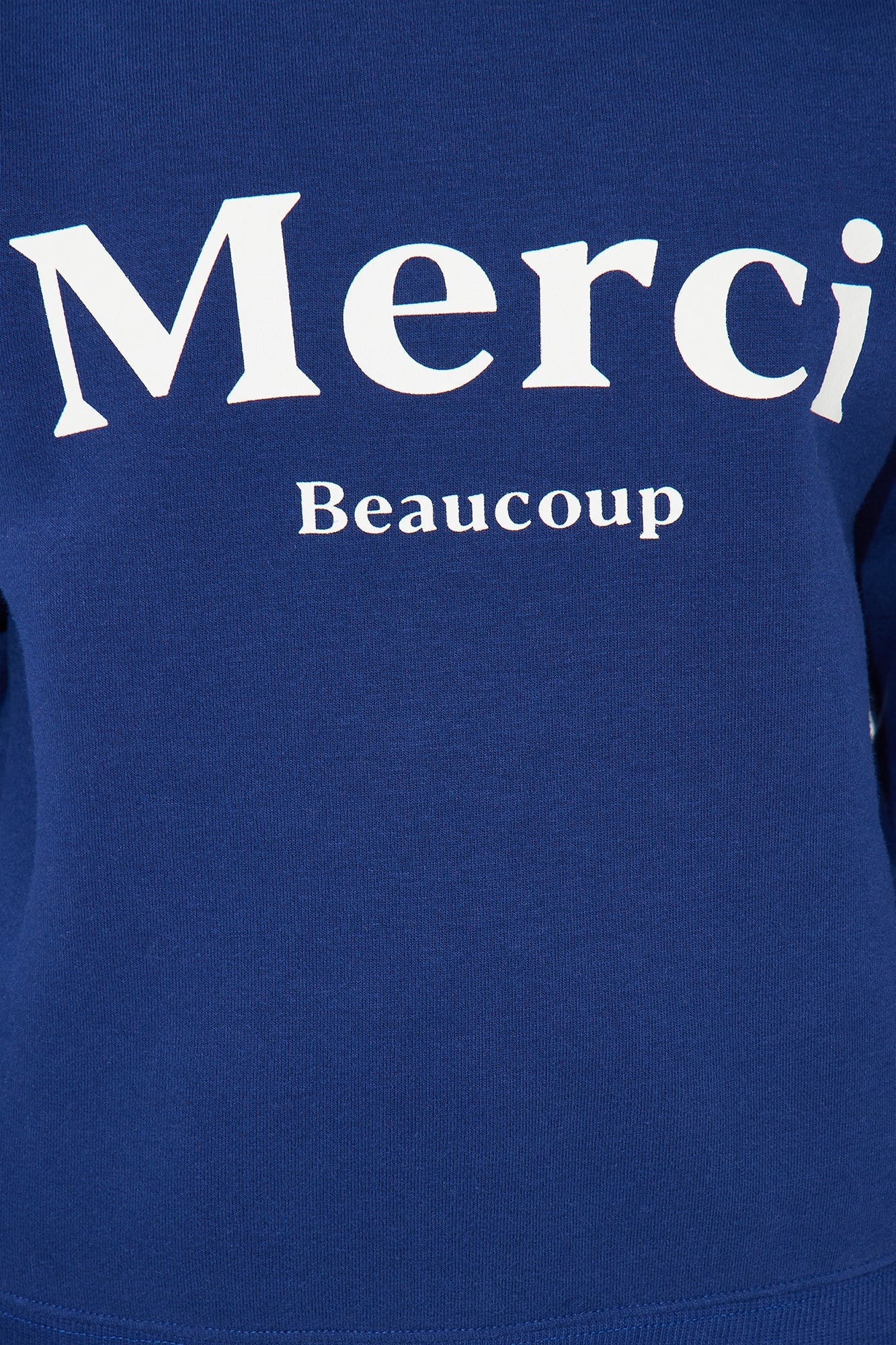 Mini Merci Fleece Short Set - Navy