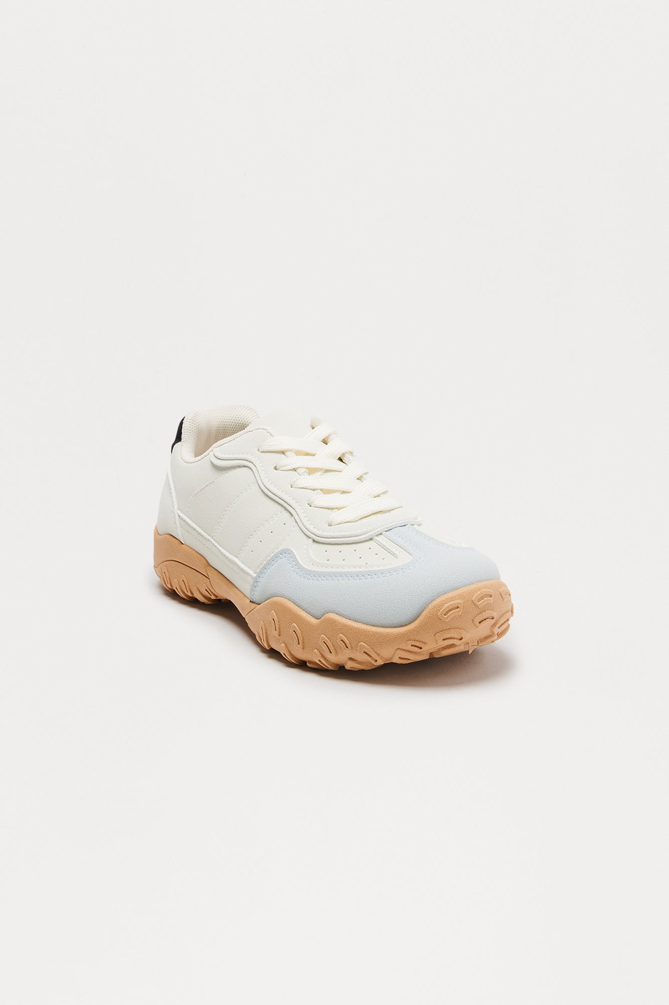 Sideline Babe Low Top Sneakers - White/Blue