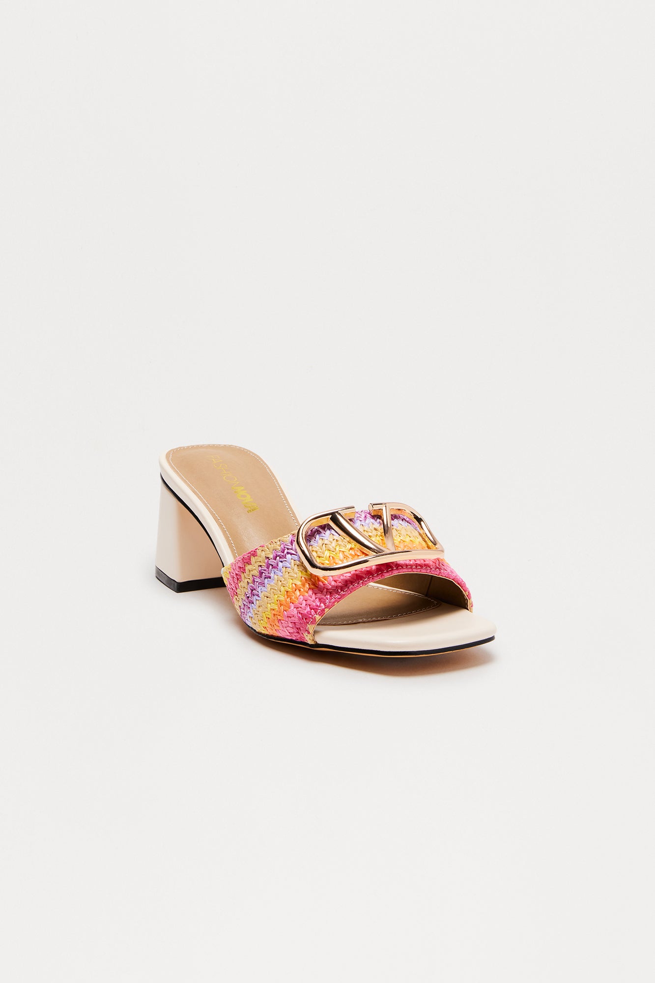 Regis Crochet Mules - Pink