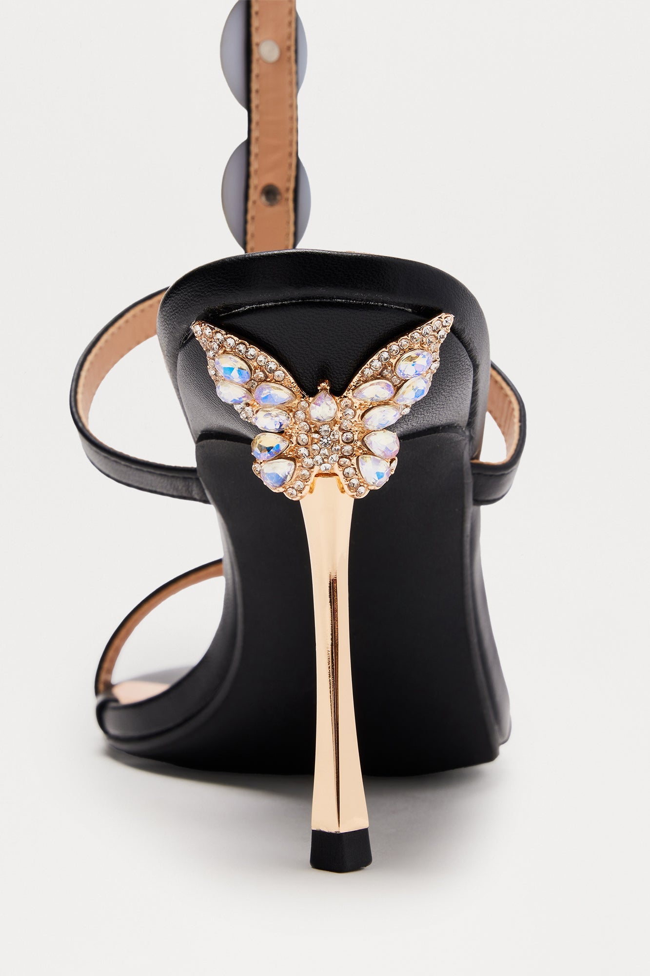 Paloma Hardware Butterfly Heels - Black