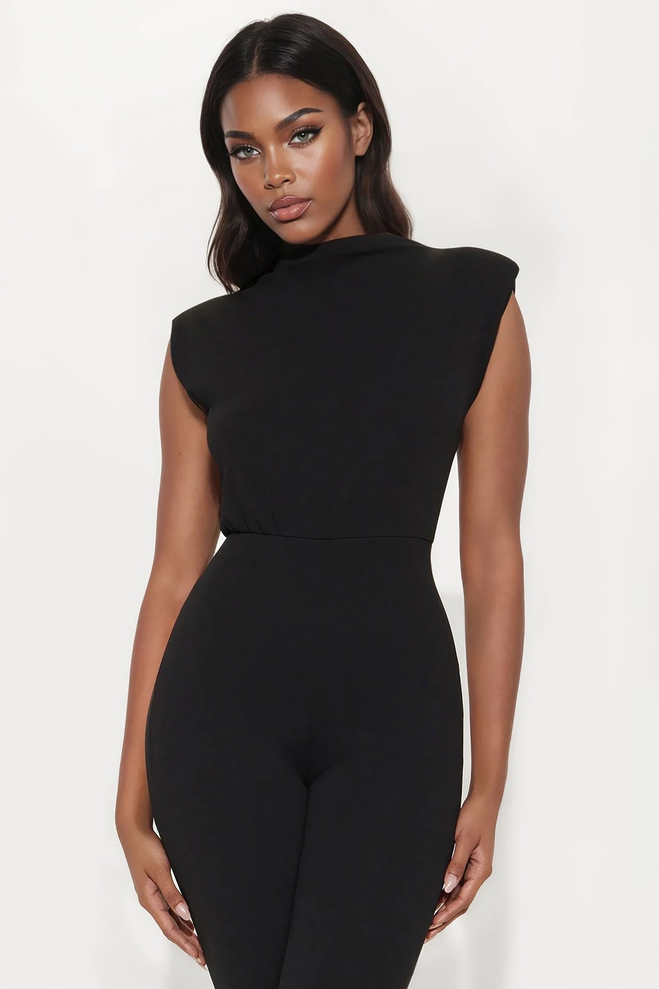 Gemma Sleeveless Jumpsuit - Black