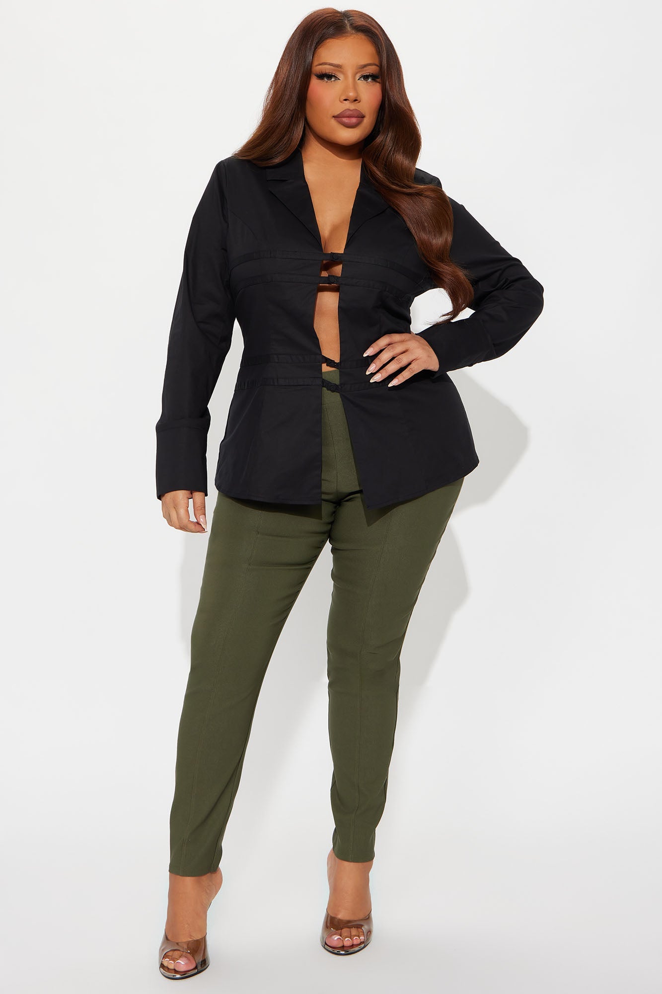 No Comparison Millennium Skinny Pant - Olive