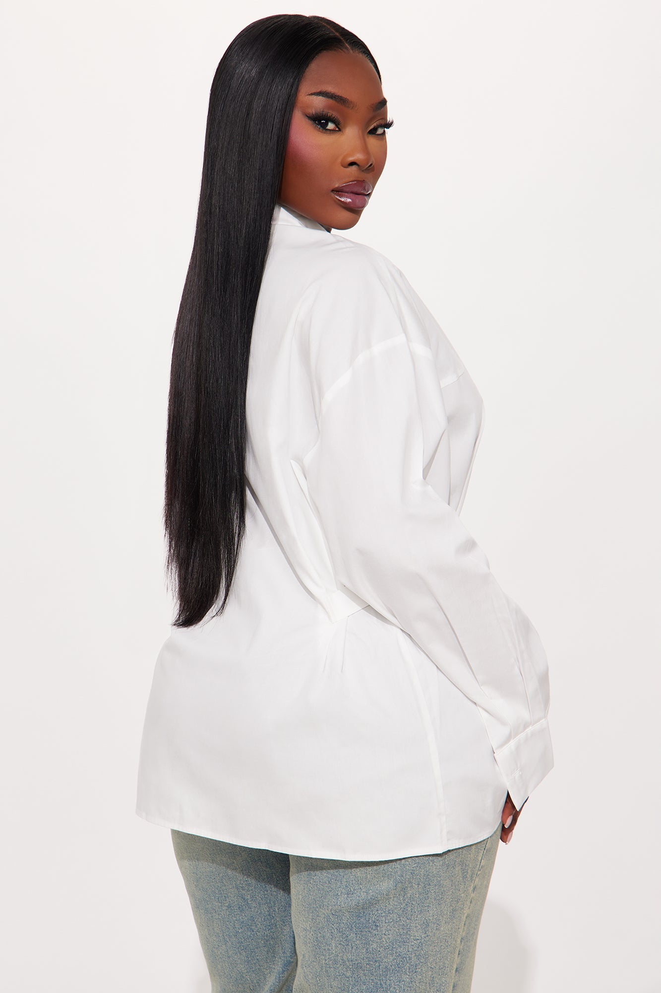 Sofia Poplin Shirt - White