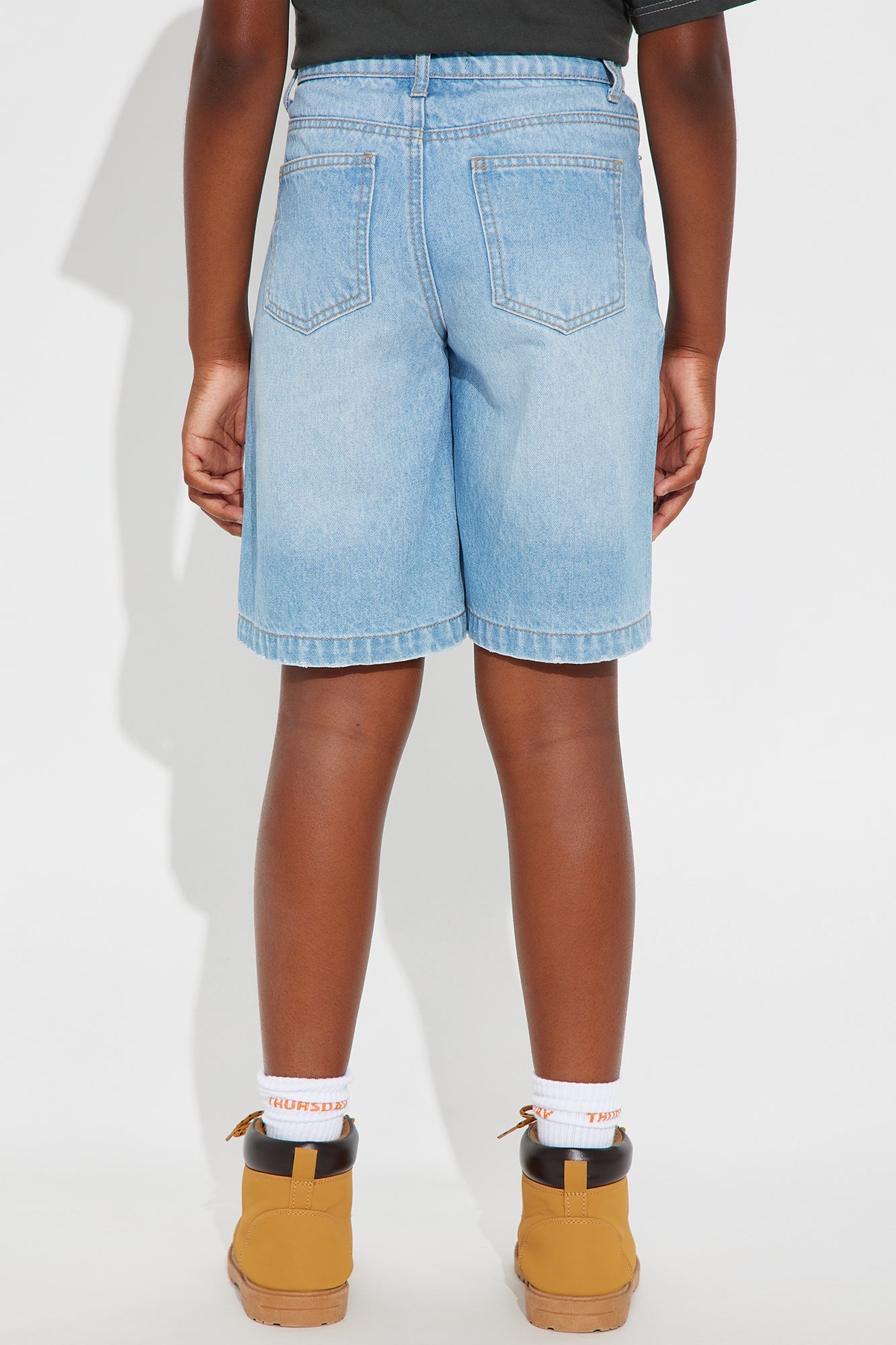 Mini All Day Non Stretch Denim Jorts - Light Wash