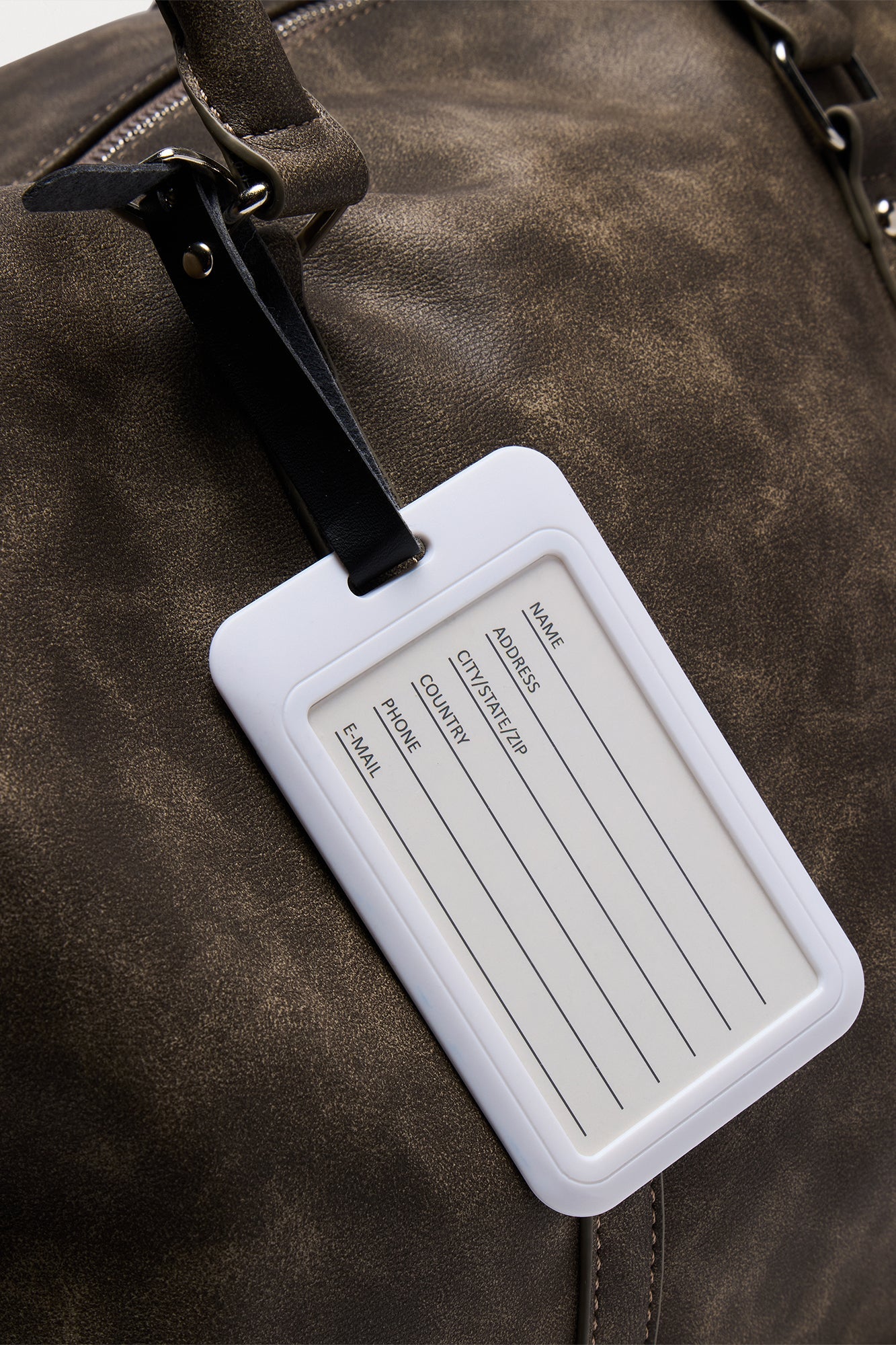 Chateau Adjustable Luggage Tag - Black/combo