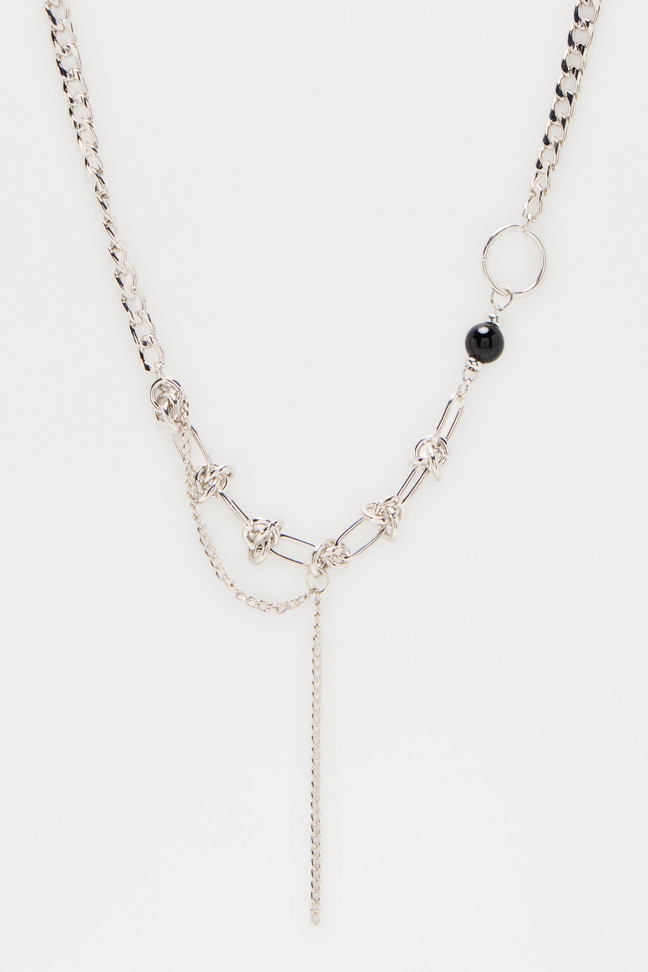 Barbed State Necklace - Silver