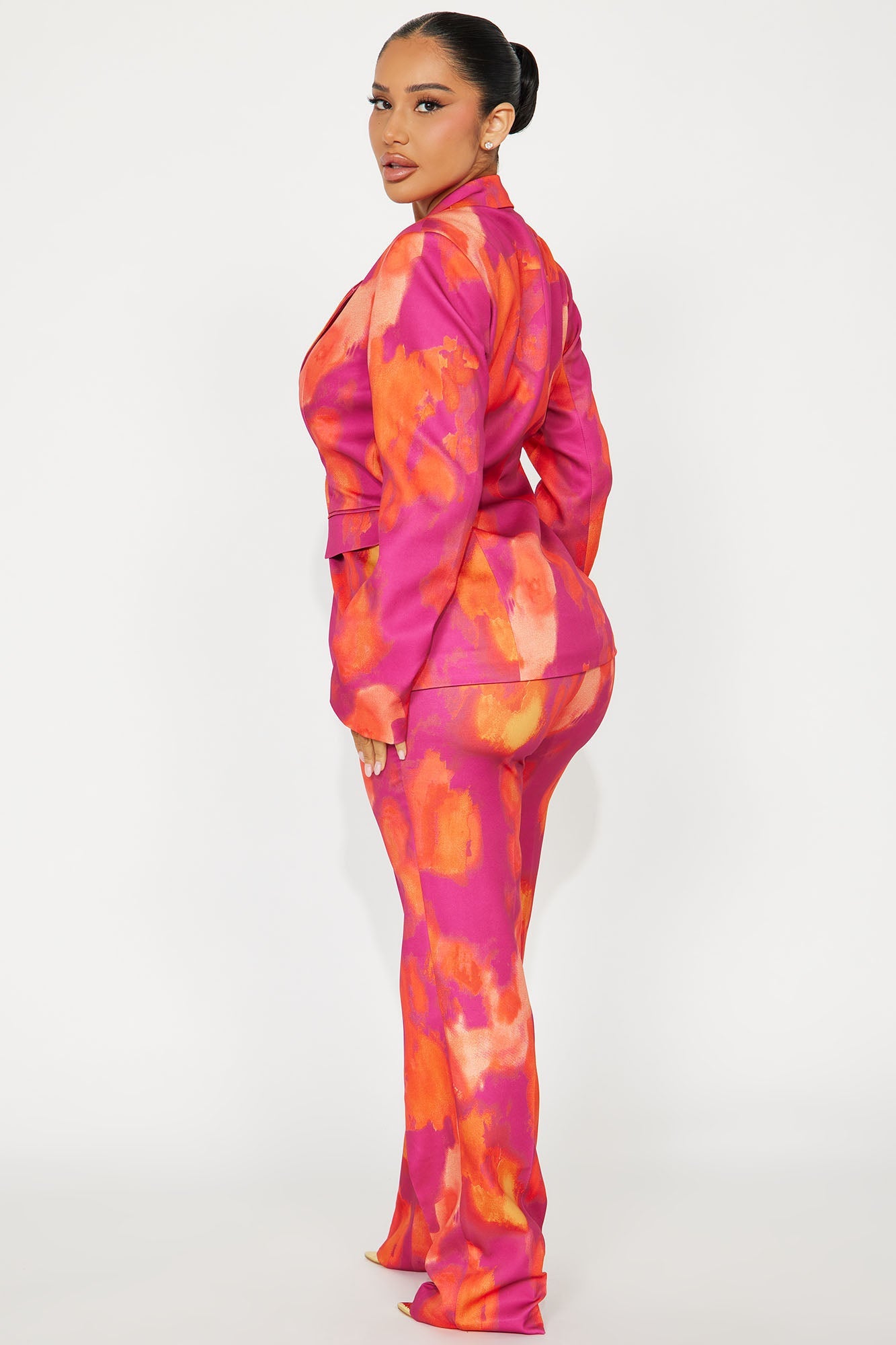 Alexandria Pant Set - Pink/combo