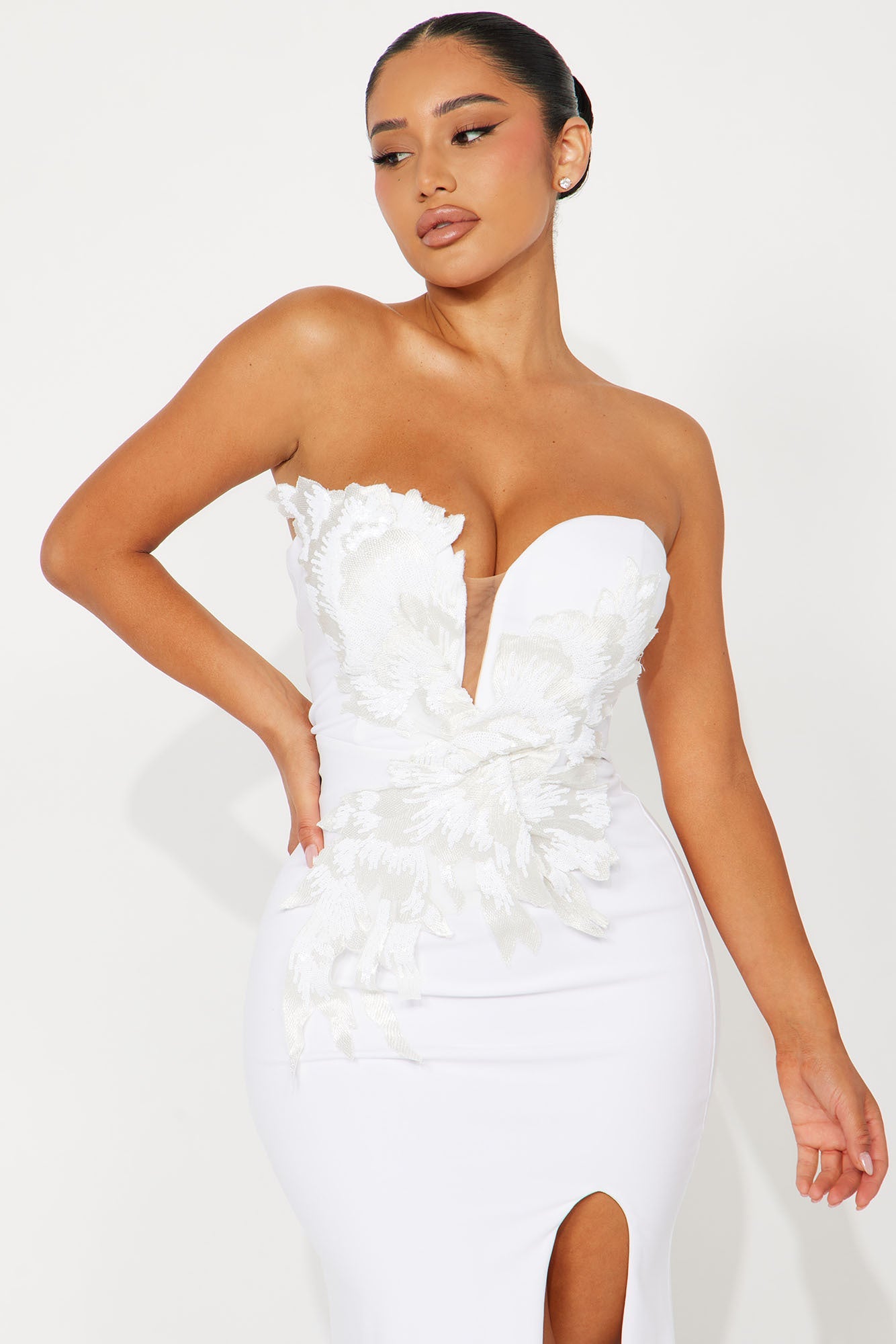 White Swan Maxi Dress - White