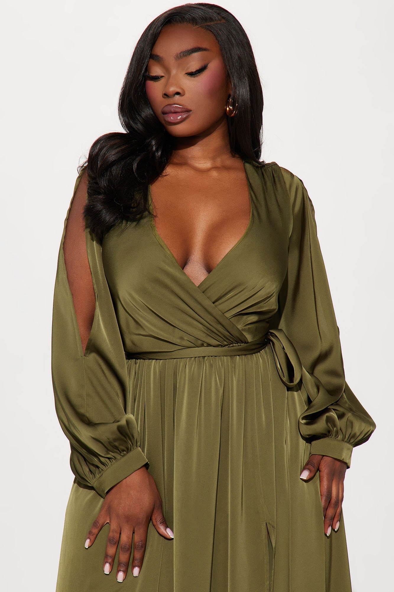 Belle Maxi Dress - Olive
