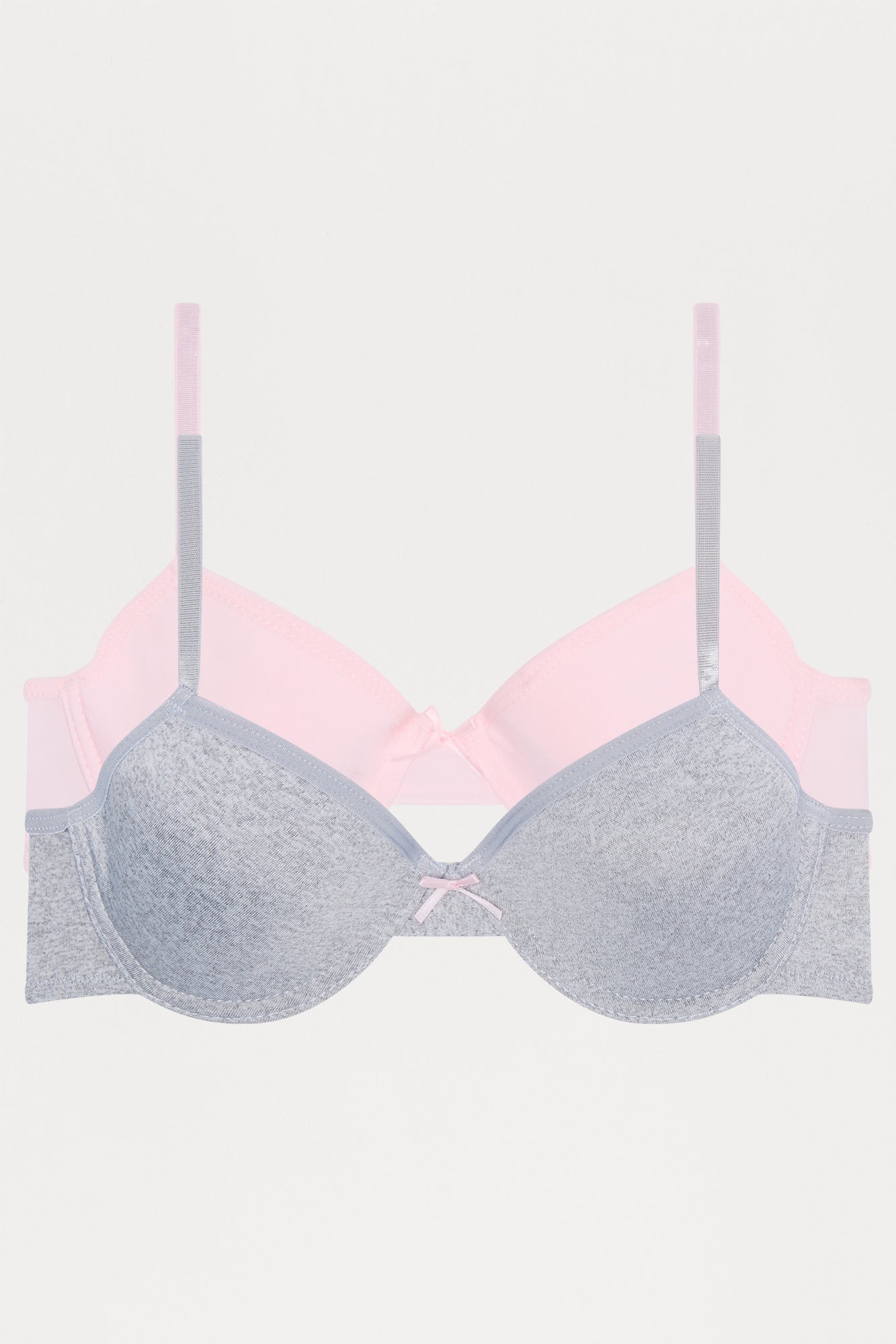 Mini Christina Sculpted Bra 2 Pack - Heather/Combo