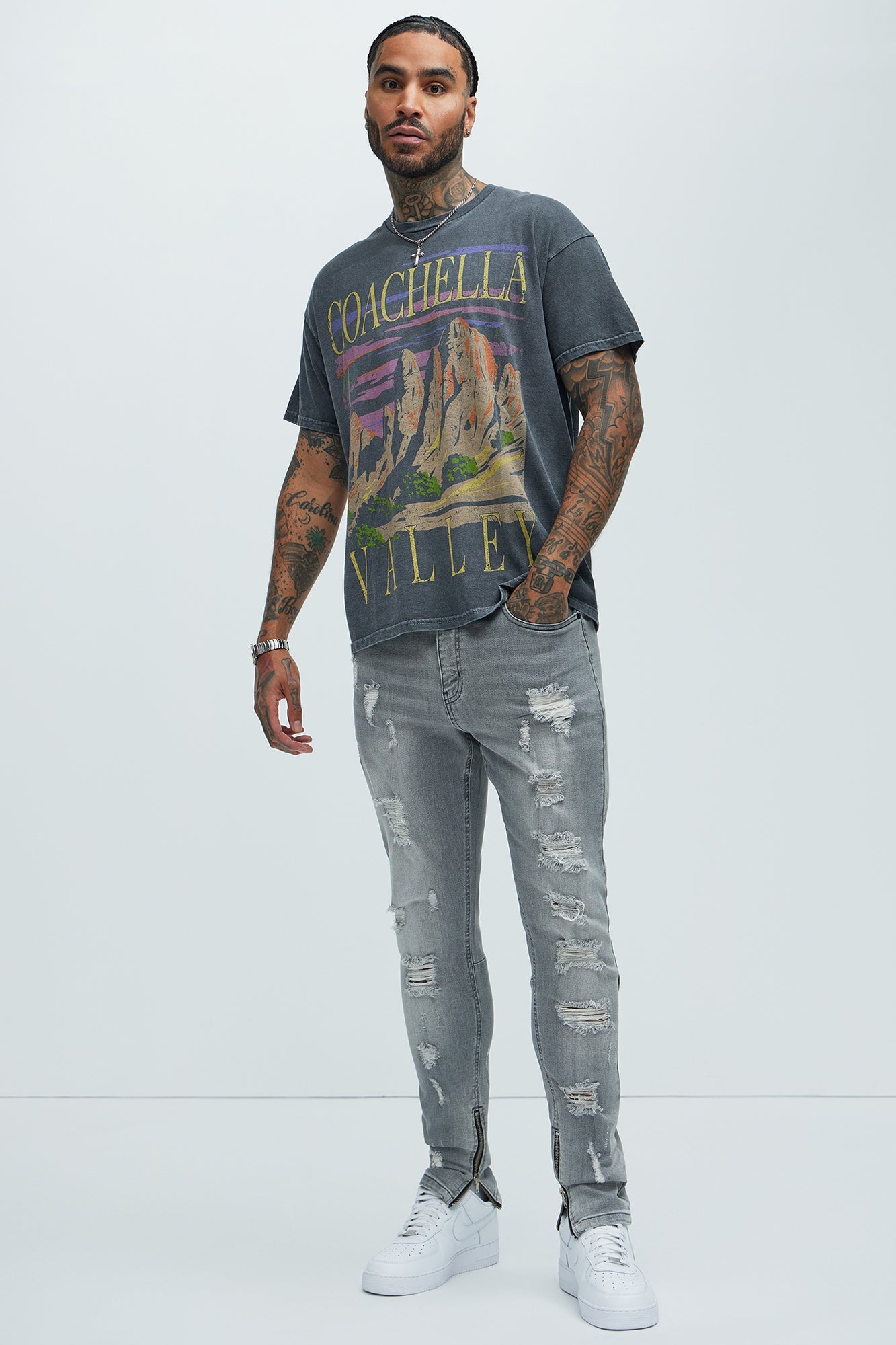 Coachella Valley Short Sleeve Tee - Charcoal