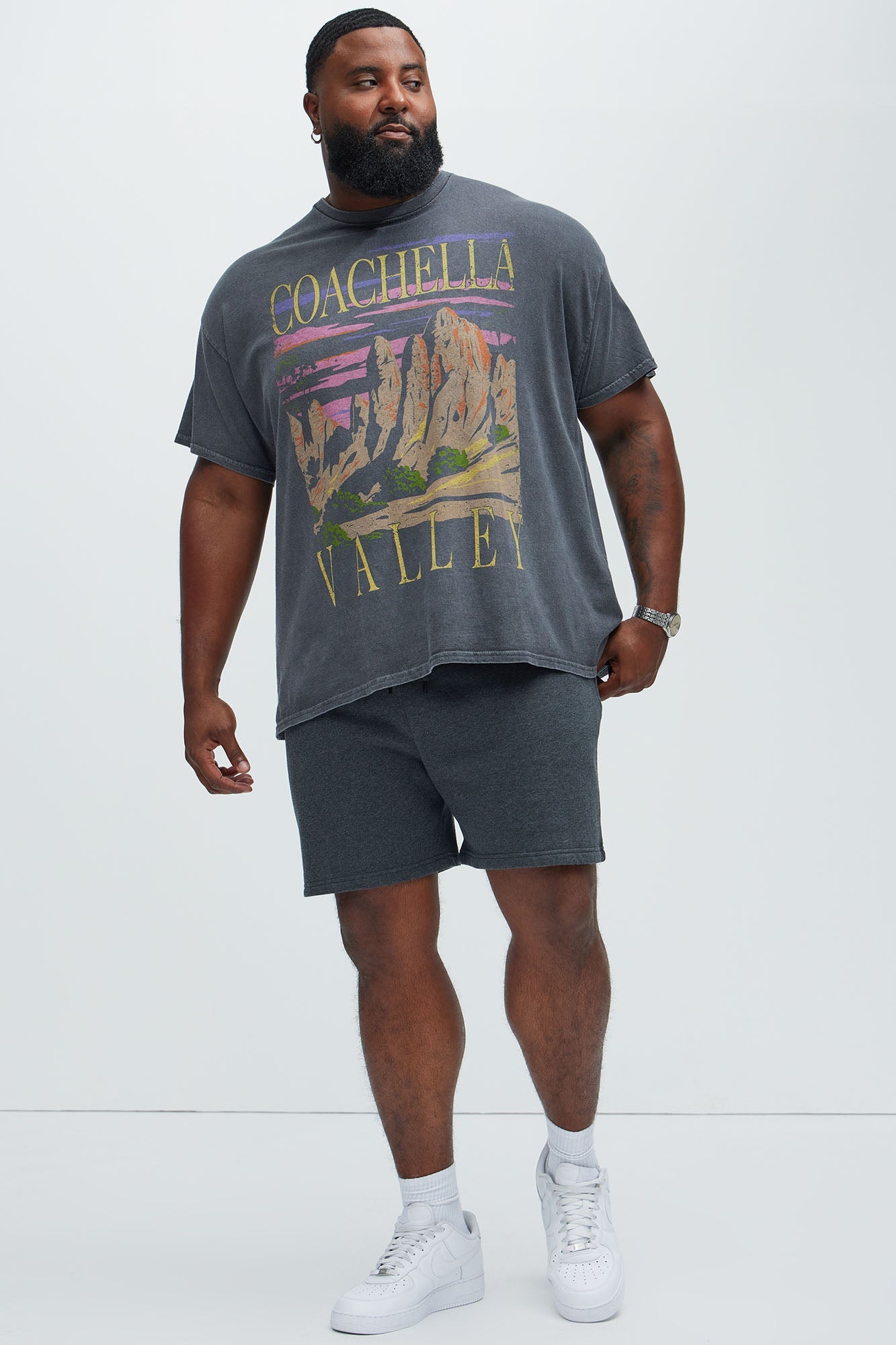 Coachella Valley Short Sleeve Tee - Charcoal