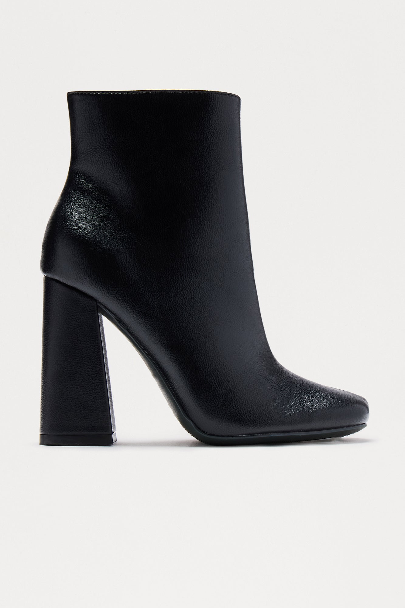 Jonas Block Heel Booties - Black
