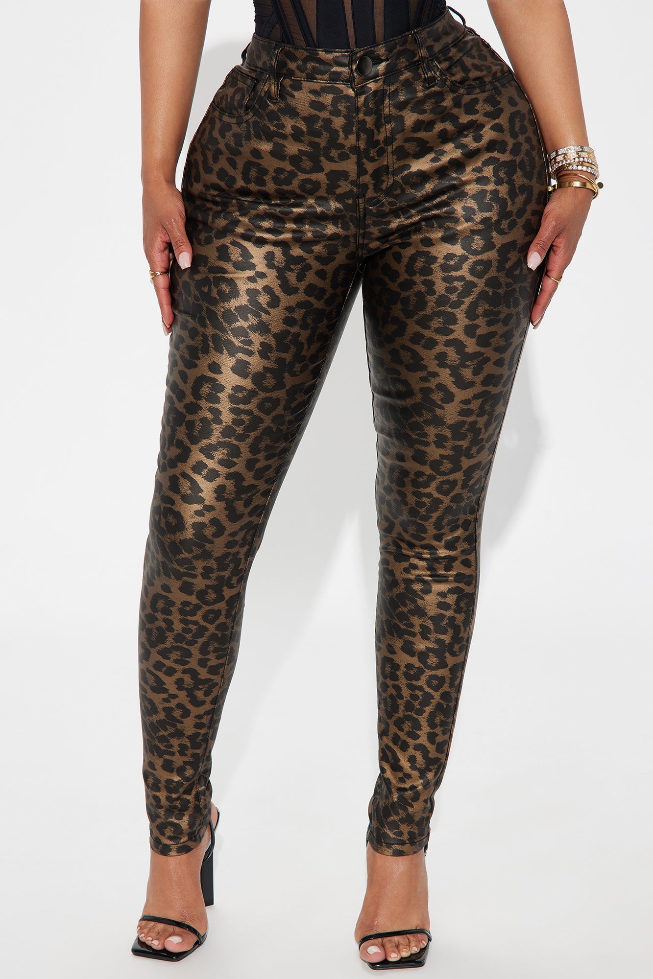 Chloe Leopard Skinny Pant - Leopard