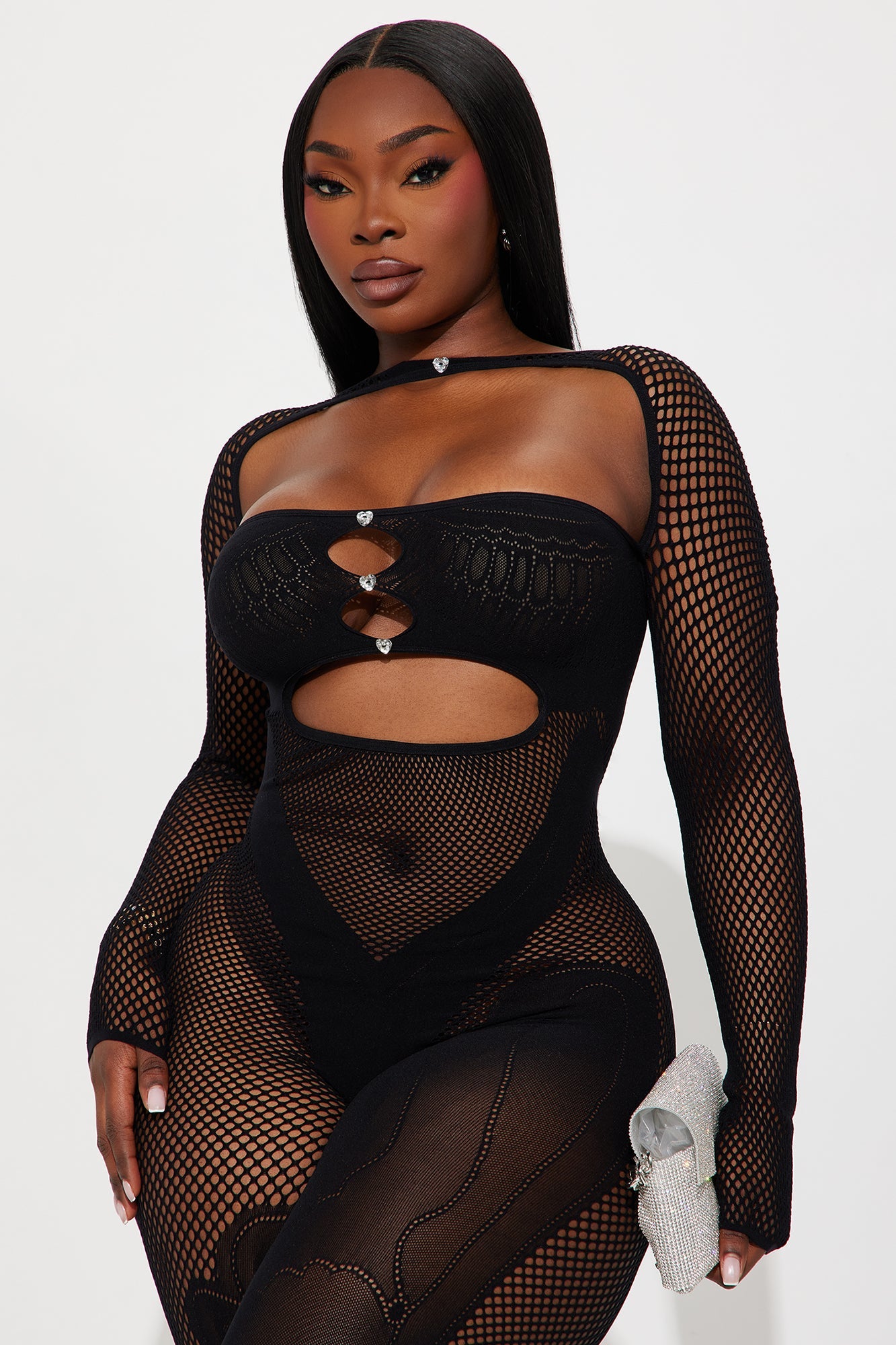 Ruby Seduction Seamless Jumpsuit - Black