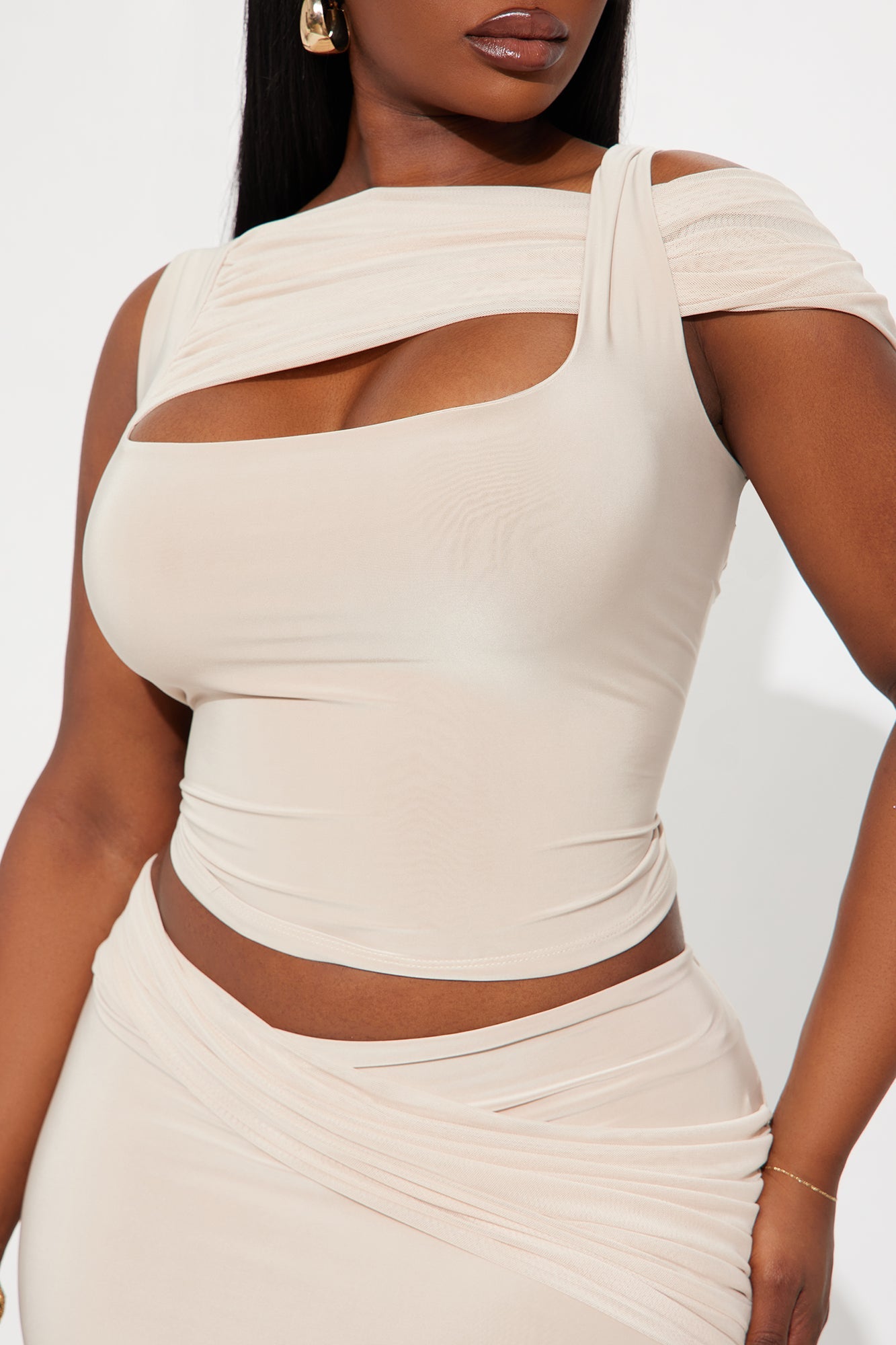 In My Maxi Skirt Set - Mocha