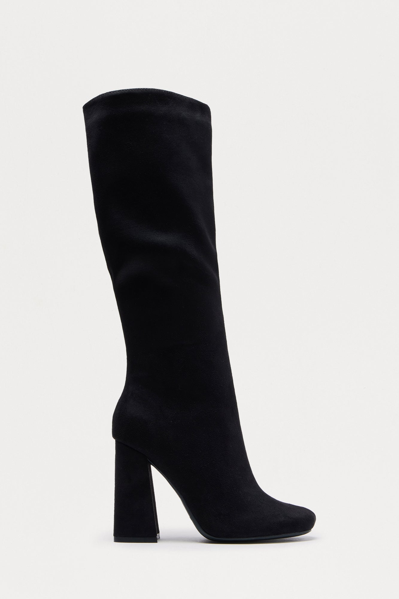 Clydes Knee High Boots - Black