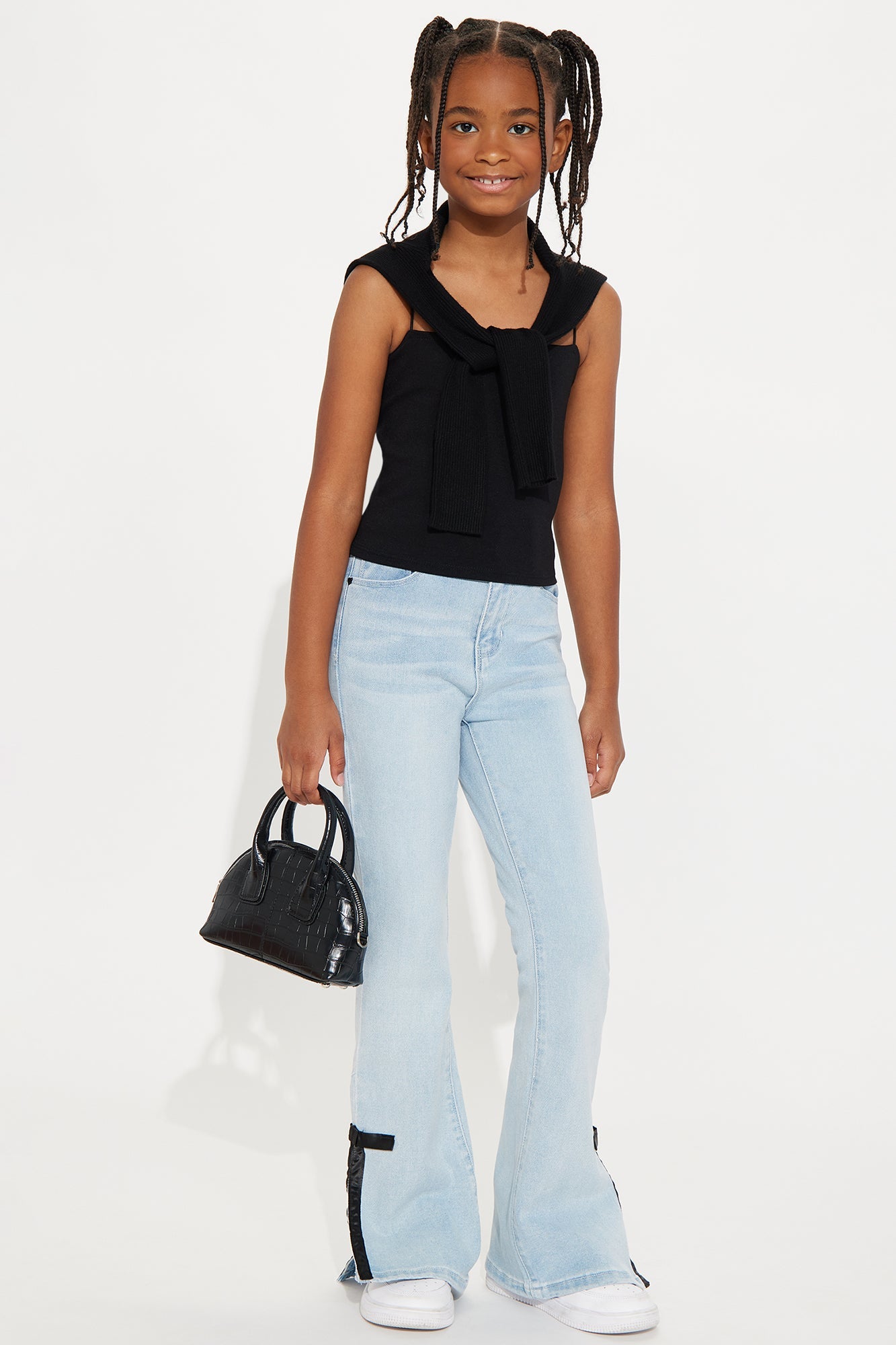 Mini Never Been Cuter Flare Jeans - Light Wash