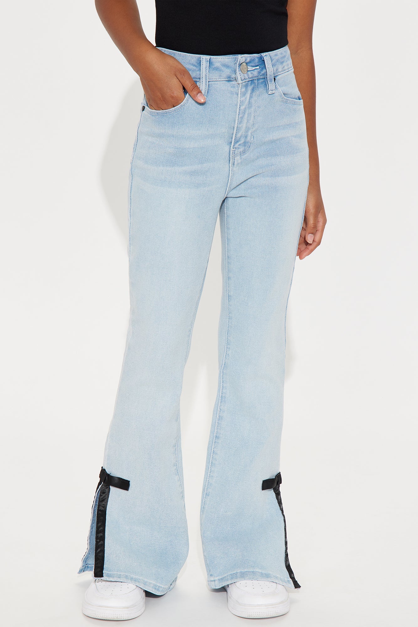 Mini Never Been Cuter Flare Jeans - Light Wash