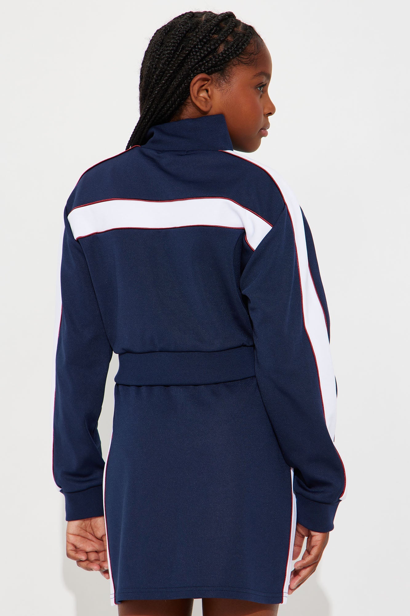 Mini Victorious Skirt Set - Navy/combo